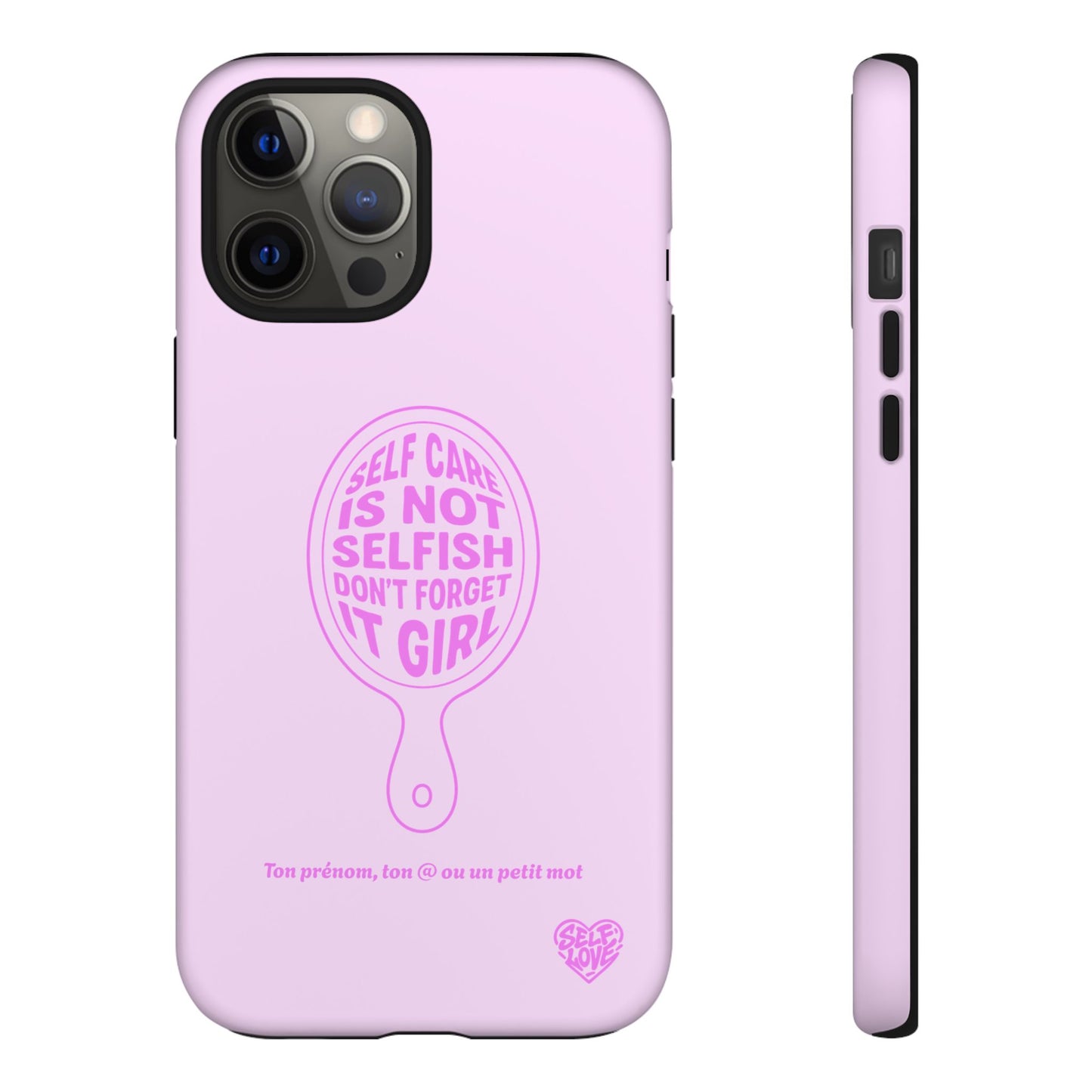 Self Care - Coque iPhone (rose)