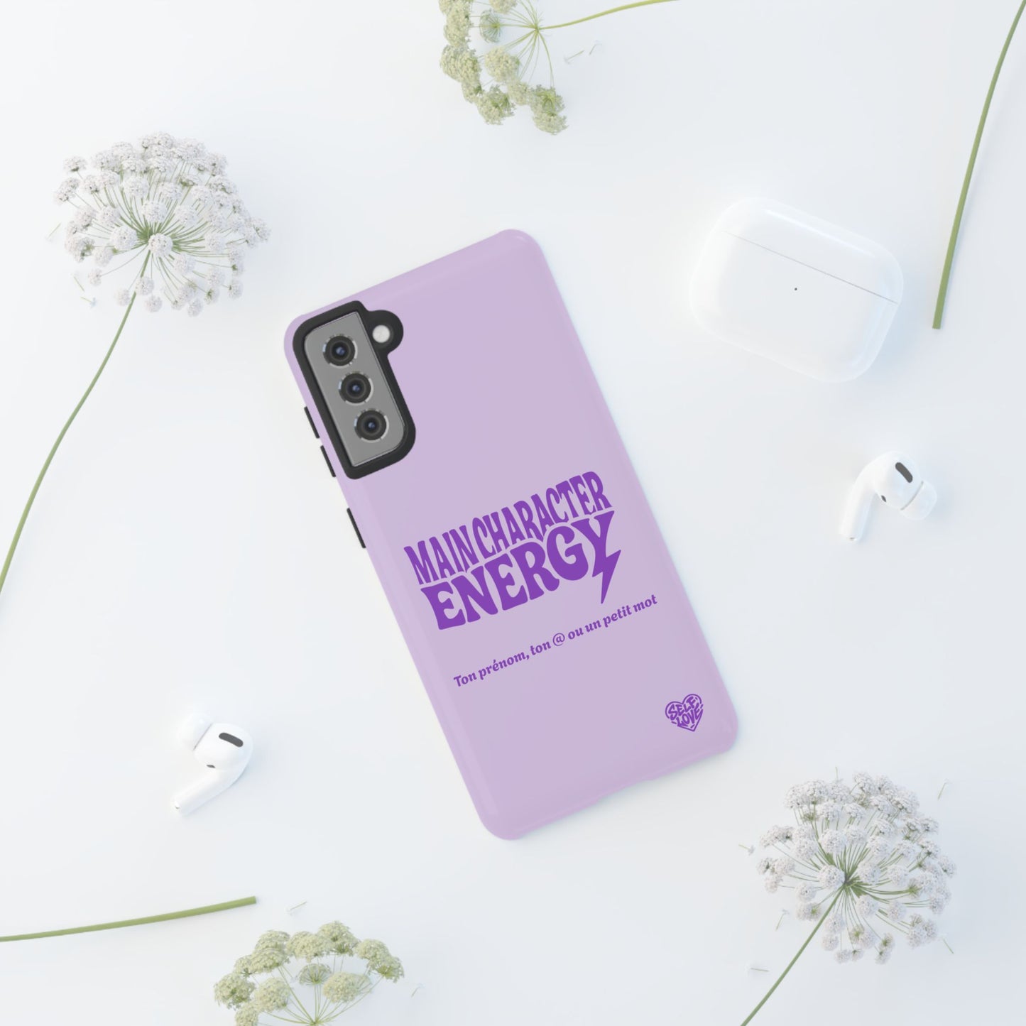 Main Character Energy - Coque Samsung (violet)