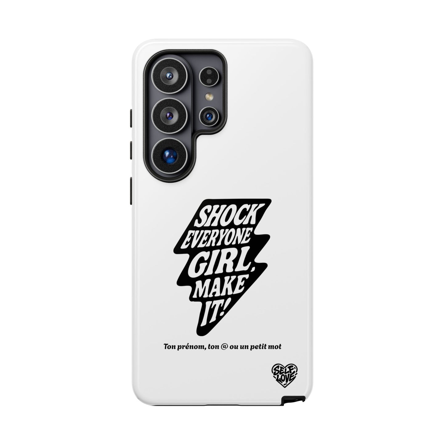 Shock Everyone - Coque Samsung (blanc)