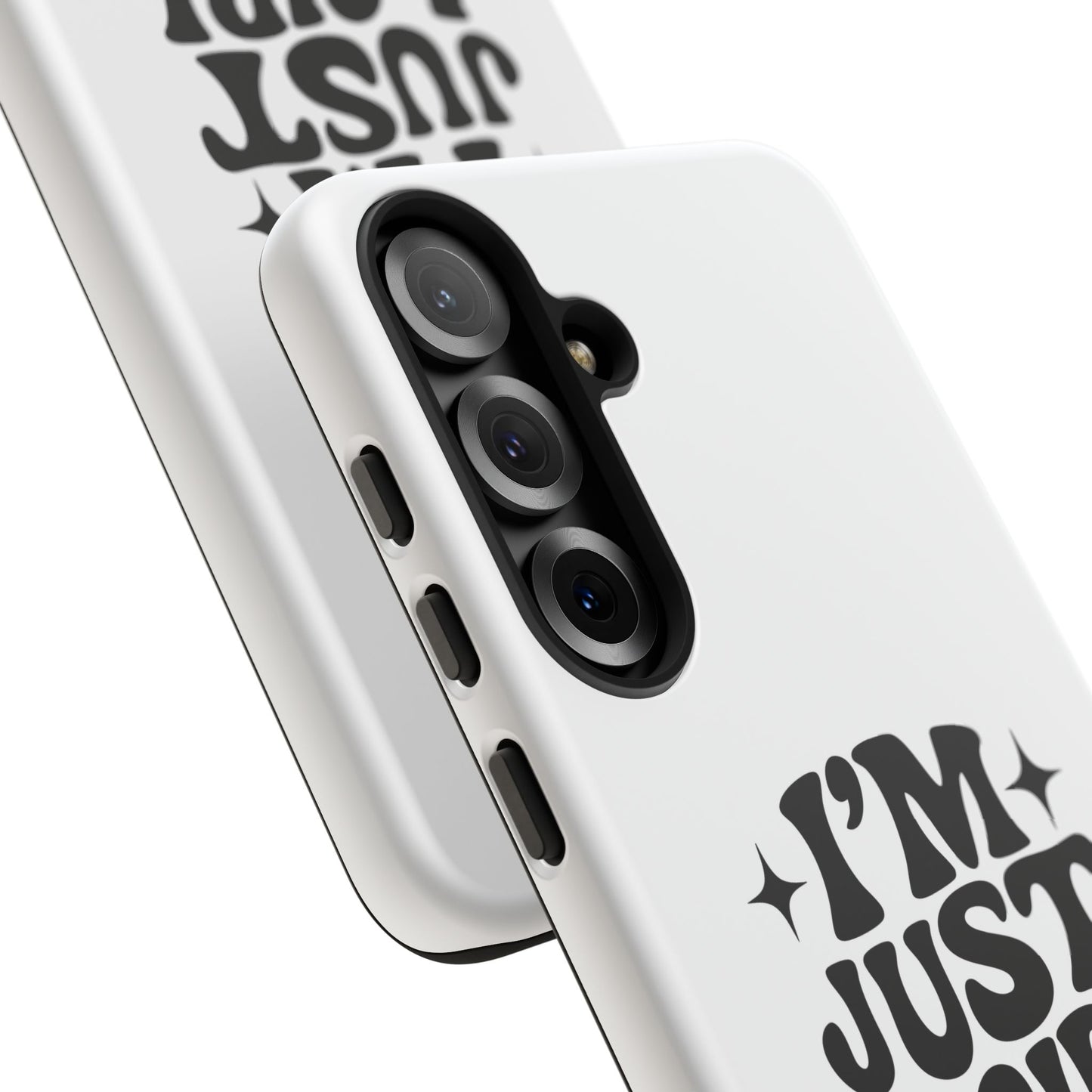 Im Just A Girl - Coque Samsung (blanc)