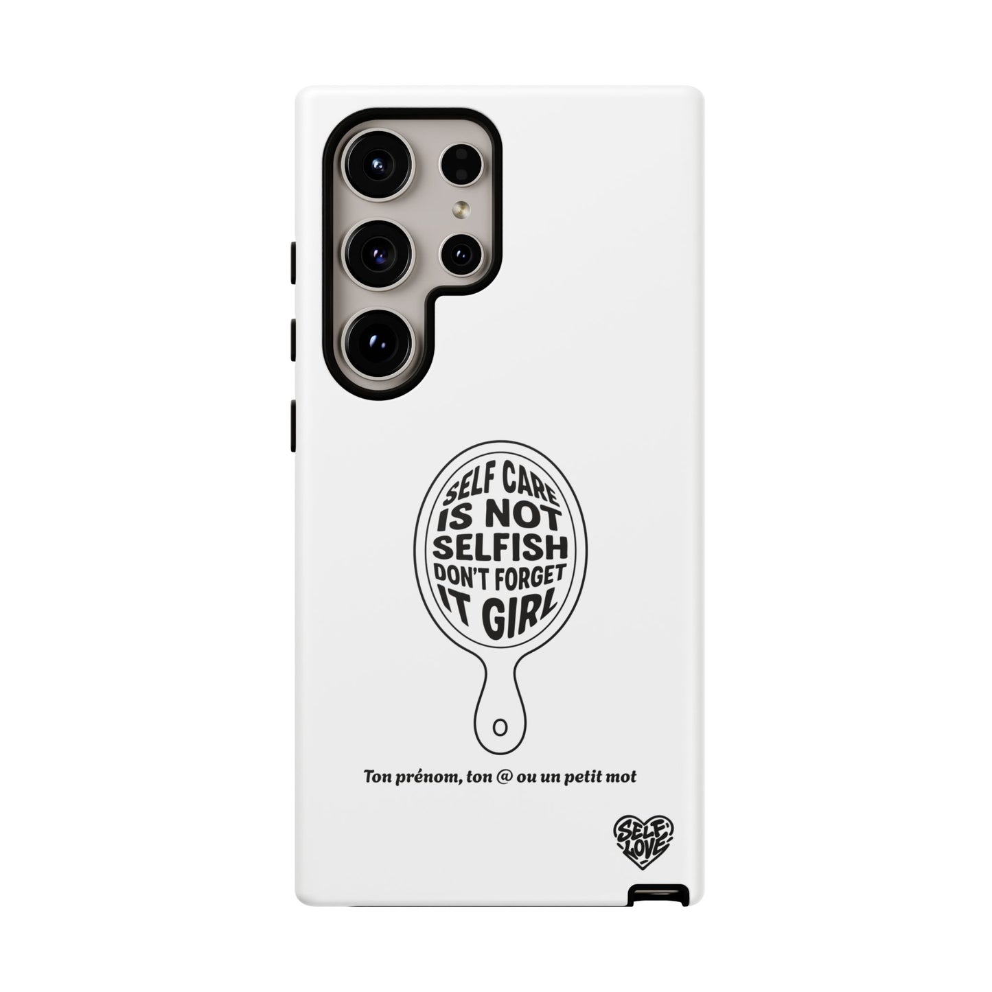 Self Care - Coque Samsung (blanc)