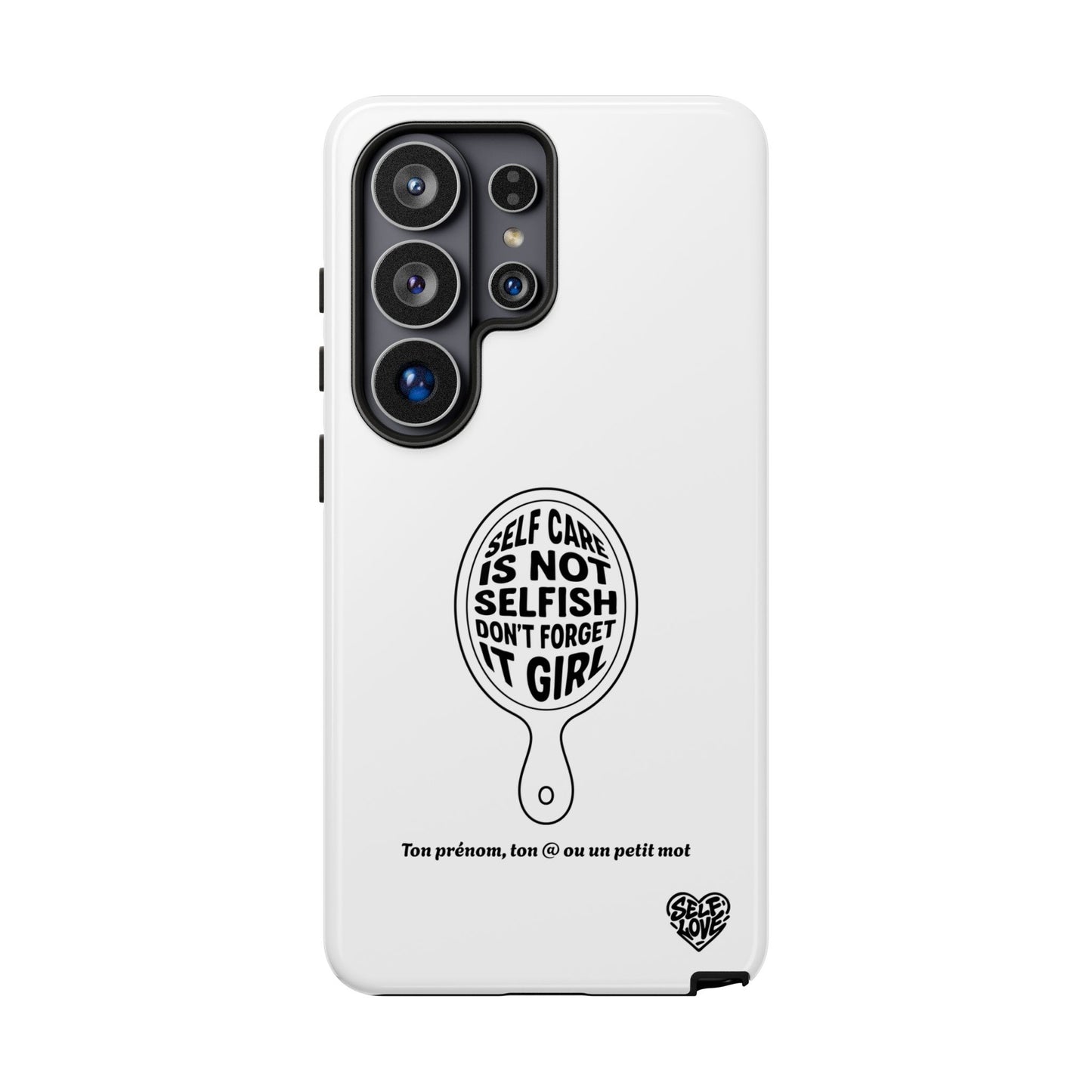 Self Care - Coque Samsung (blanc)