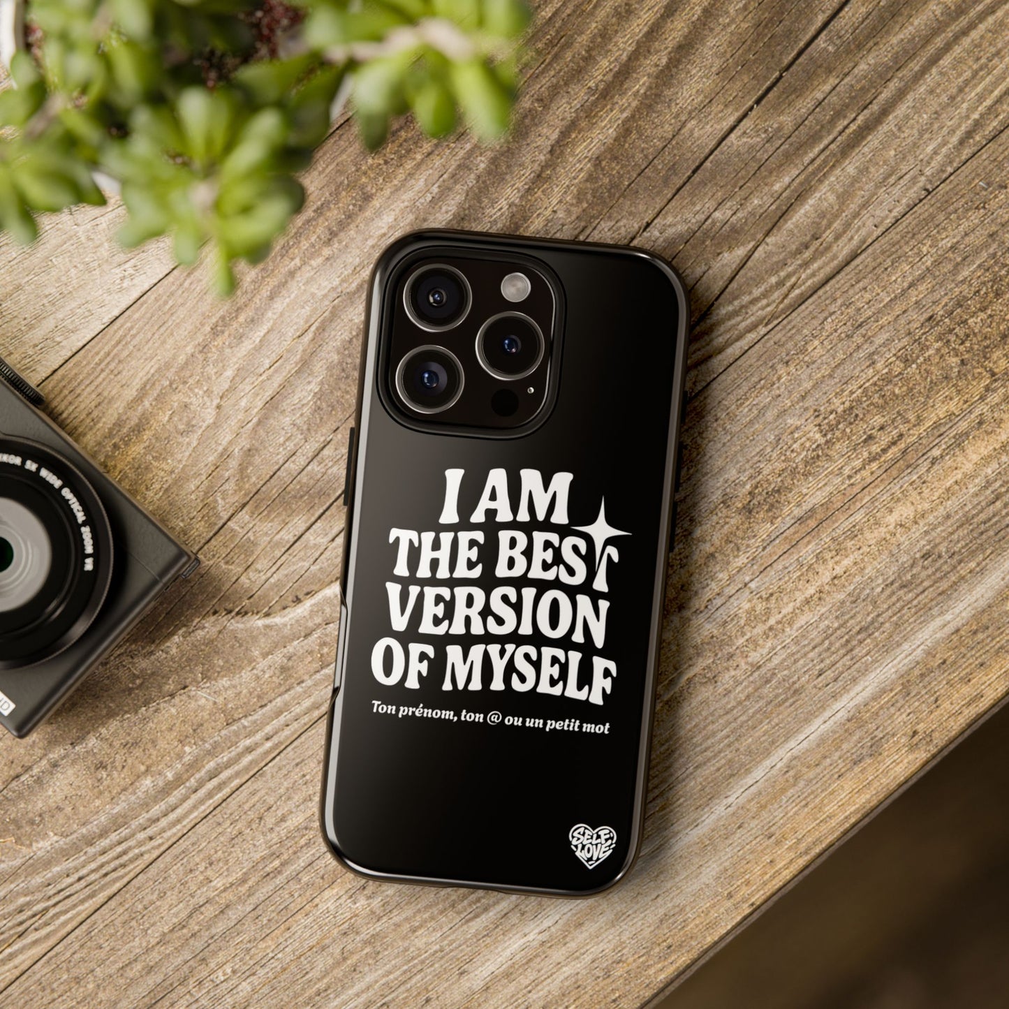 I Am The Best Version Of Myself - Coque iPhone (noir)