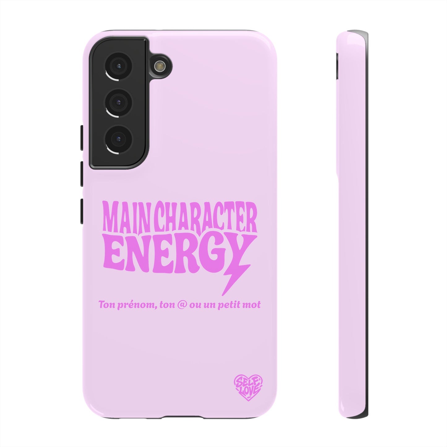Main Character Energy - Coque Samsung (rose)