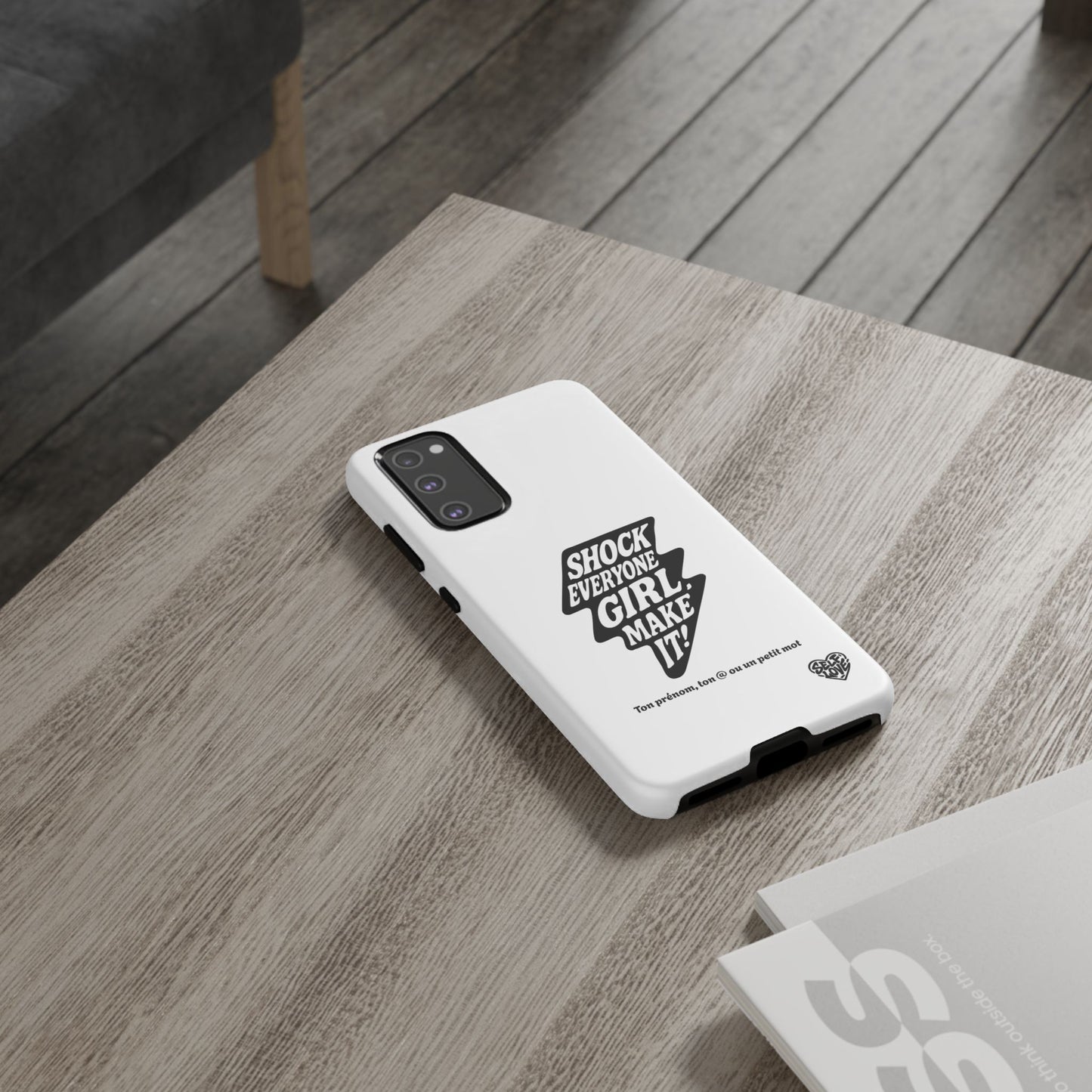 Shock Everyone - Coque Samsung (blanc)
