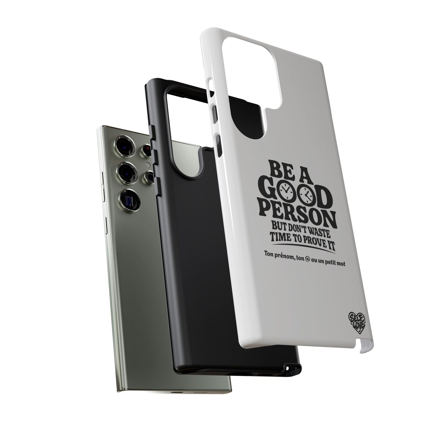 Be A Good Person - Coque Samsung (blanc)