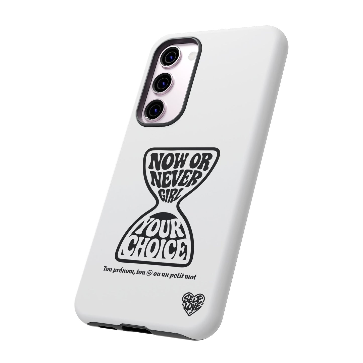 Now Or Never Girl - Coque Samsung (blanc)