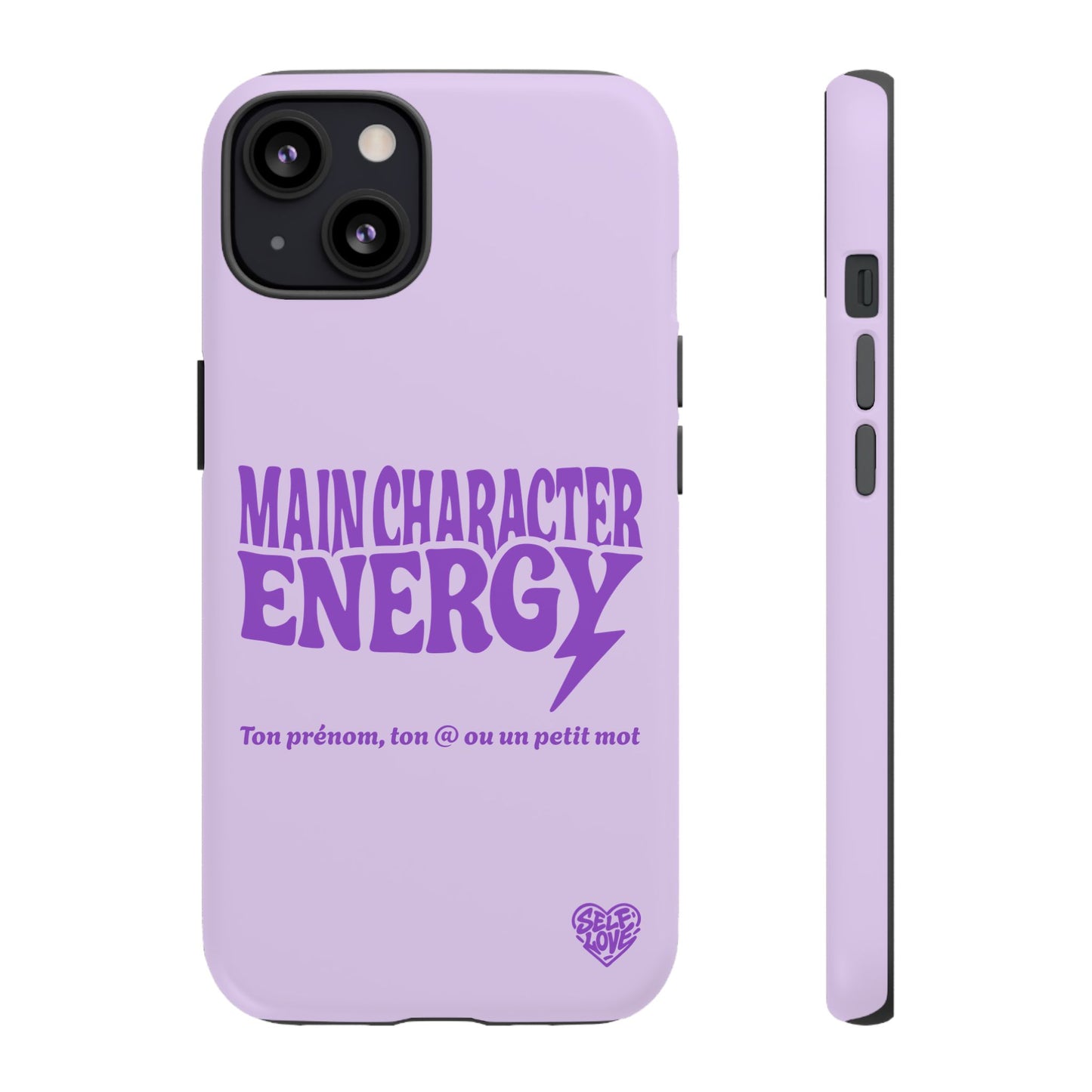 Main Character Energy - Coque iPhone (violet)