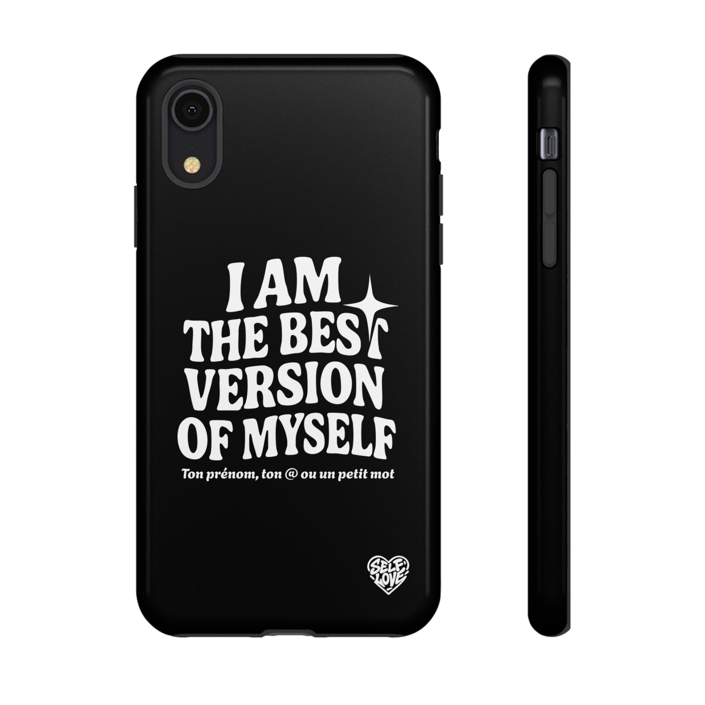 I Am The Best Version Of Myself - Coque iPhone (noir)
