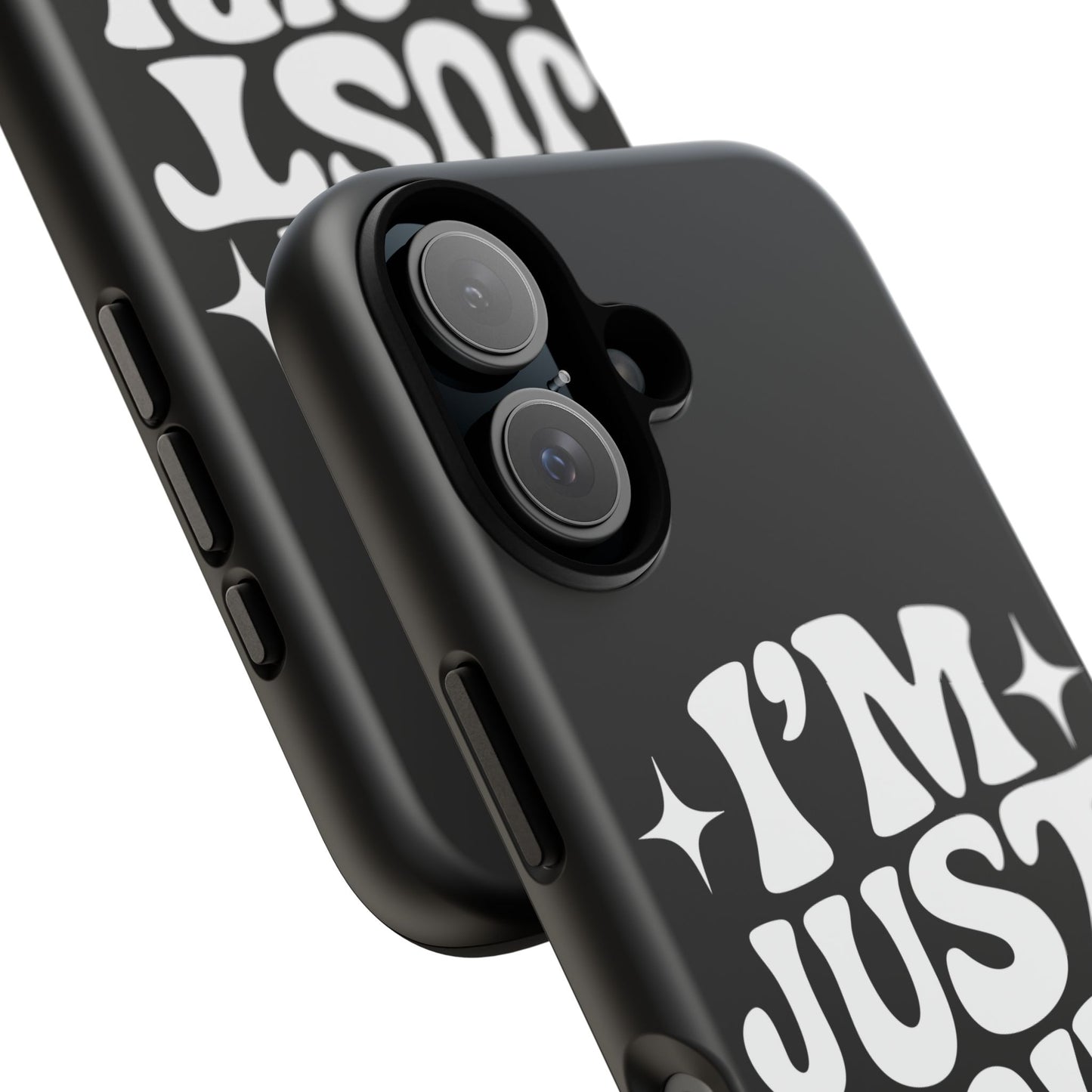 Im Just A Girl - Coque iPhone (noir)