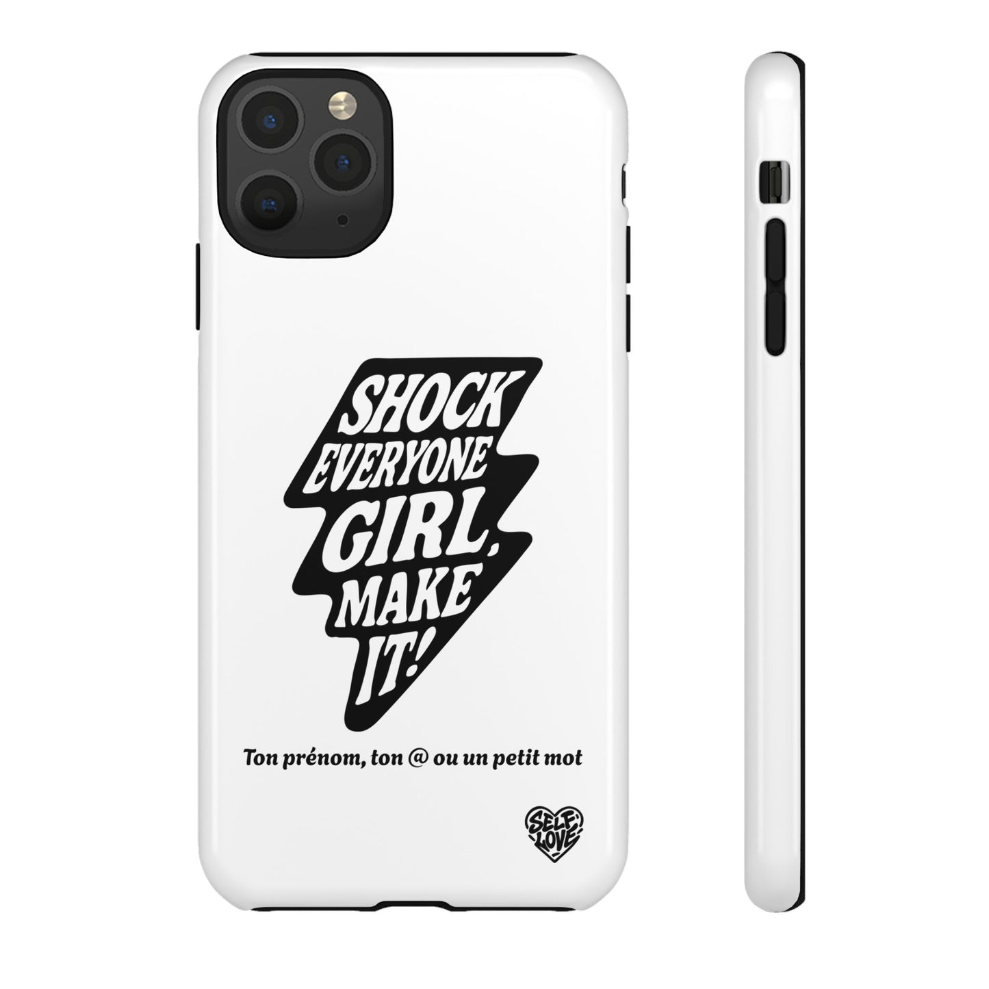 Shock Everyone - Coque iPhone (blanc)