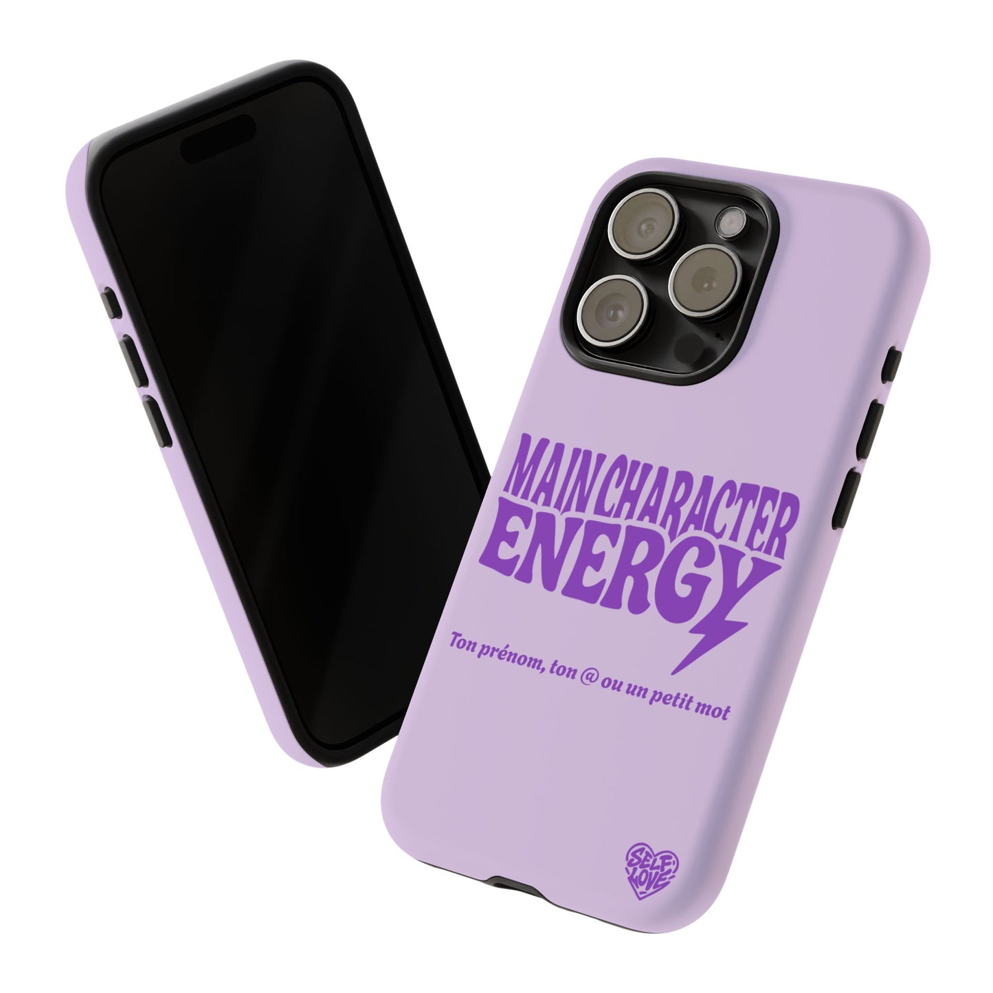 Main Character Energy - Coque iPhone (violet)