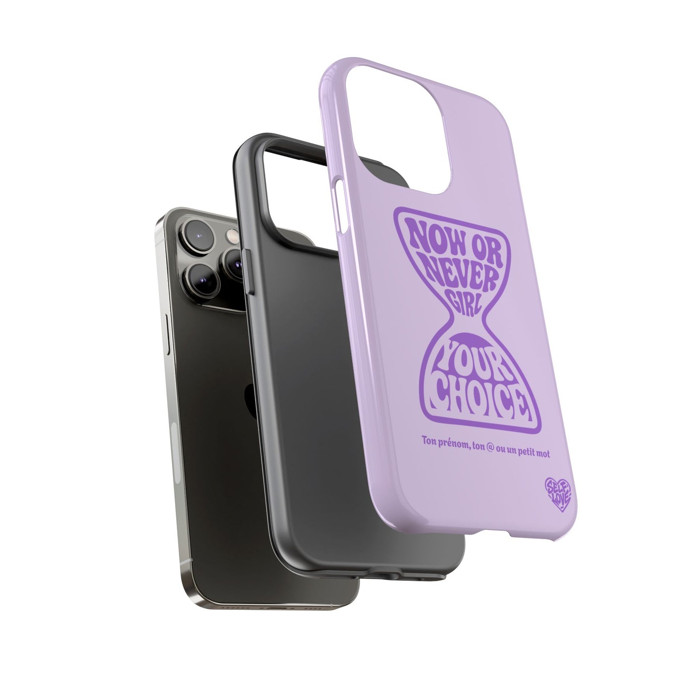 Now Or Never Girl - Coque iPhone (violet)