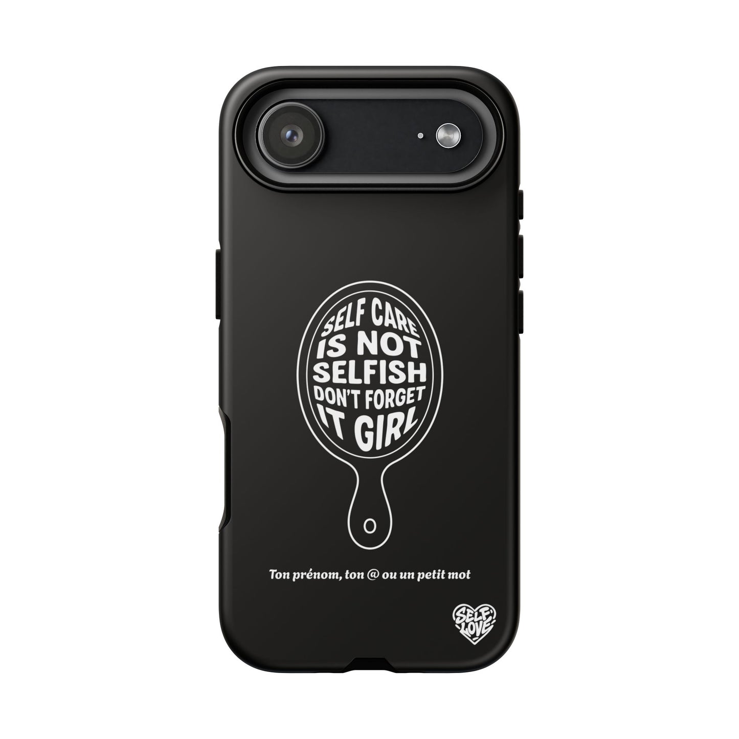 Self Care - Coque iPhone (noir)