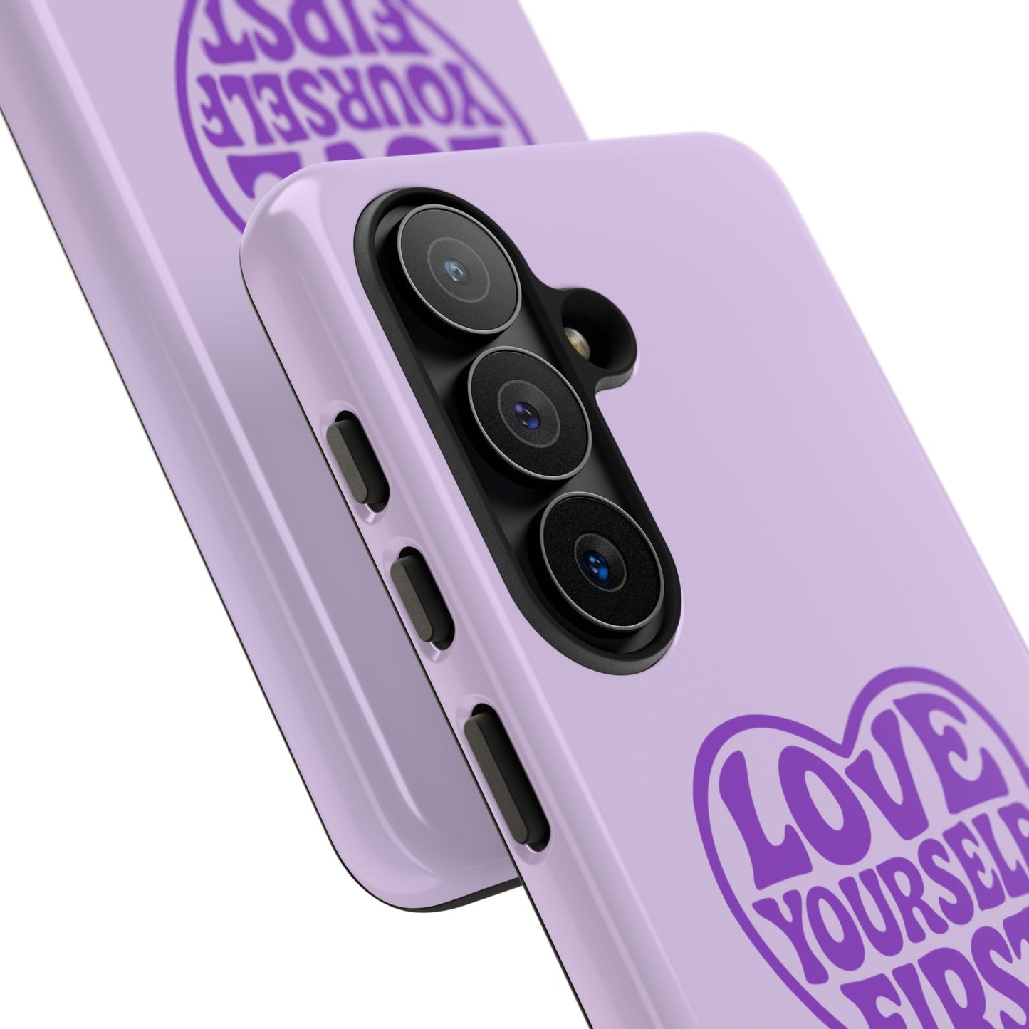 Love Yourself First - Coque Samsung (violet)