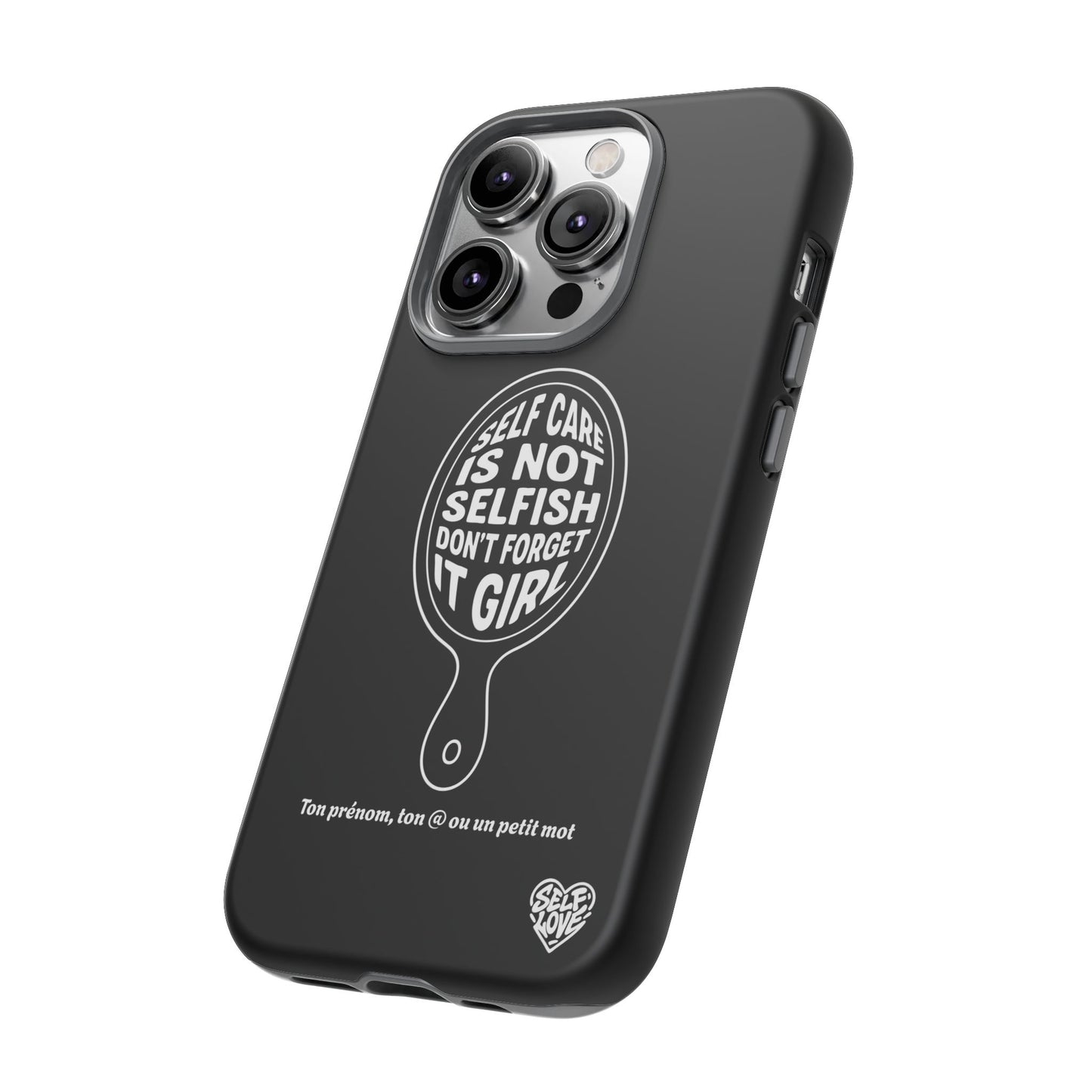 Self Care - Coque iPhone (noir)