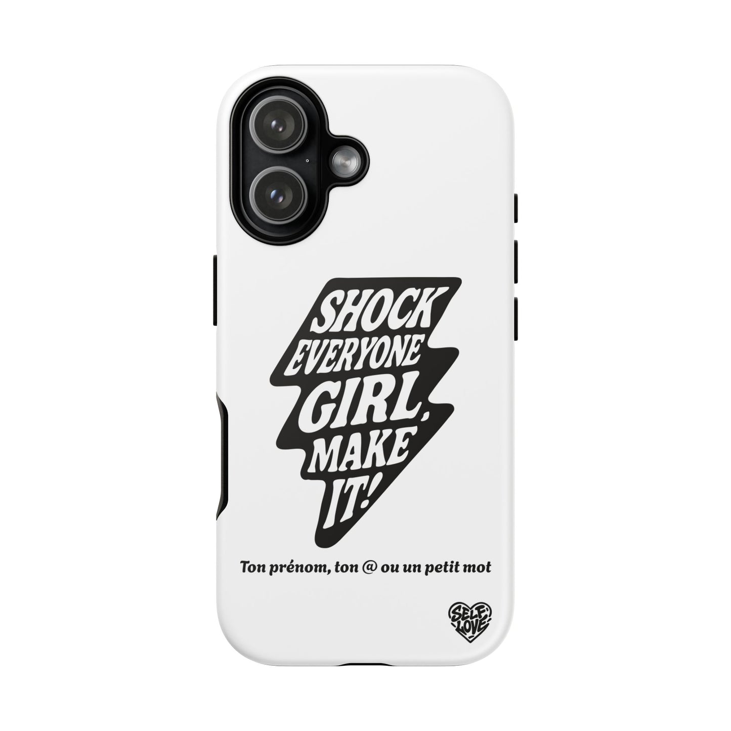 Shock Everyone - Coque iPhone (blanc)