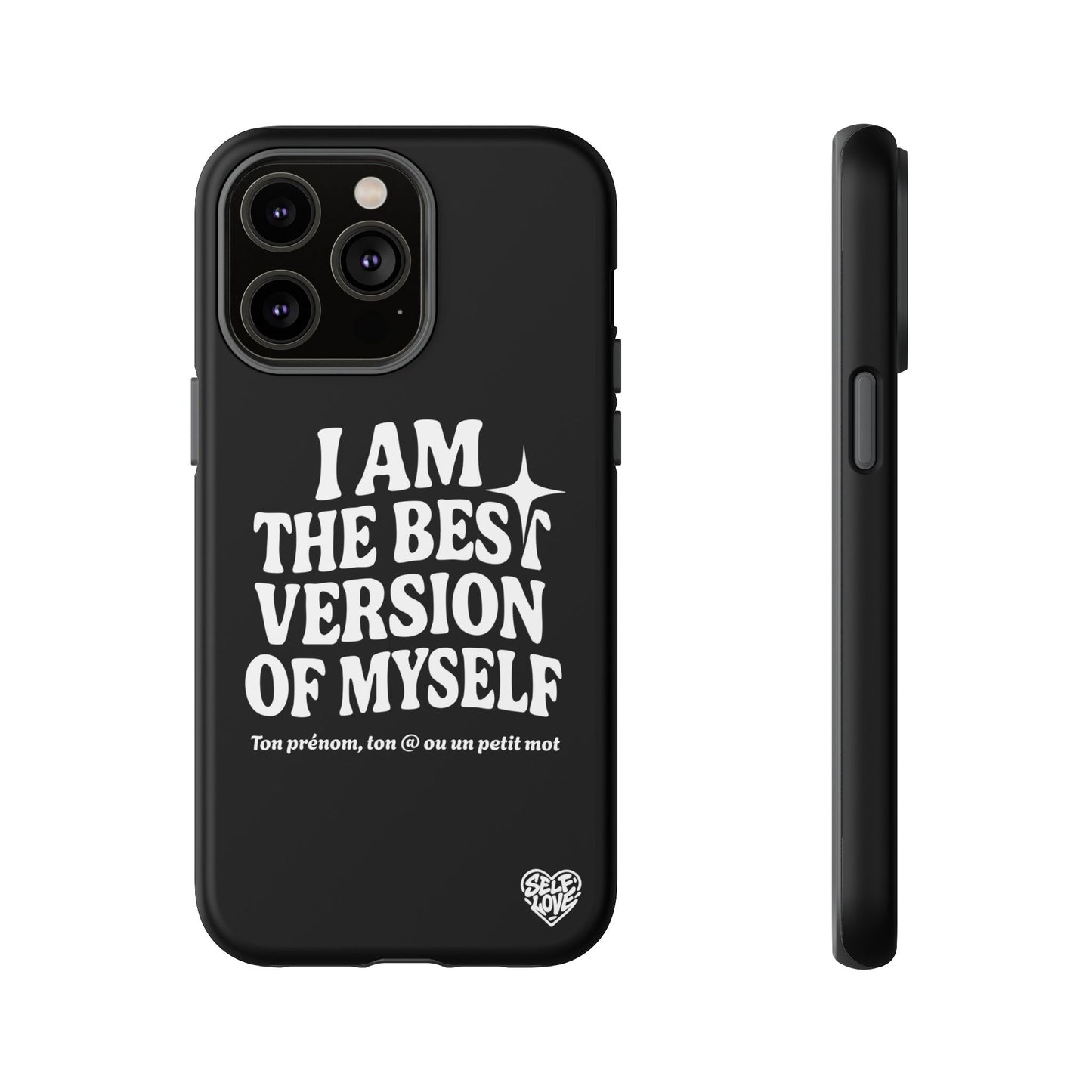 I Am The Best Version Of Myself - Coque iPhone (noir)