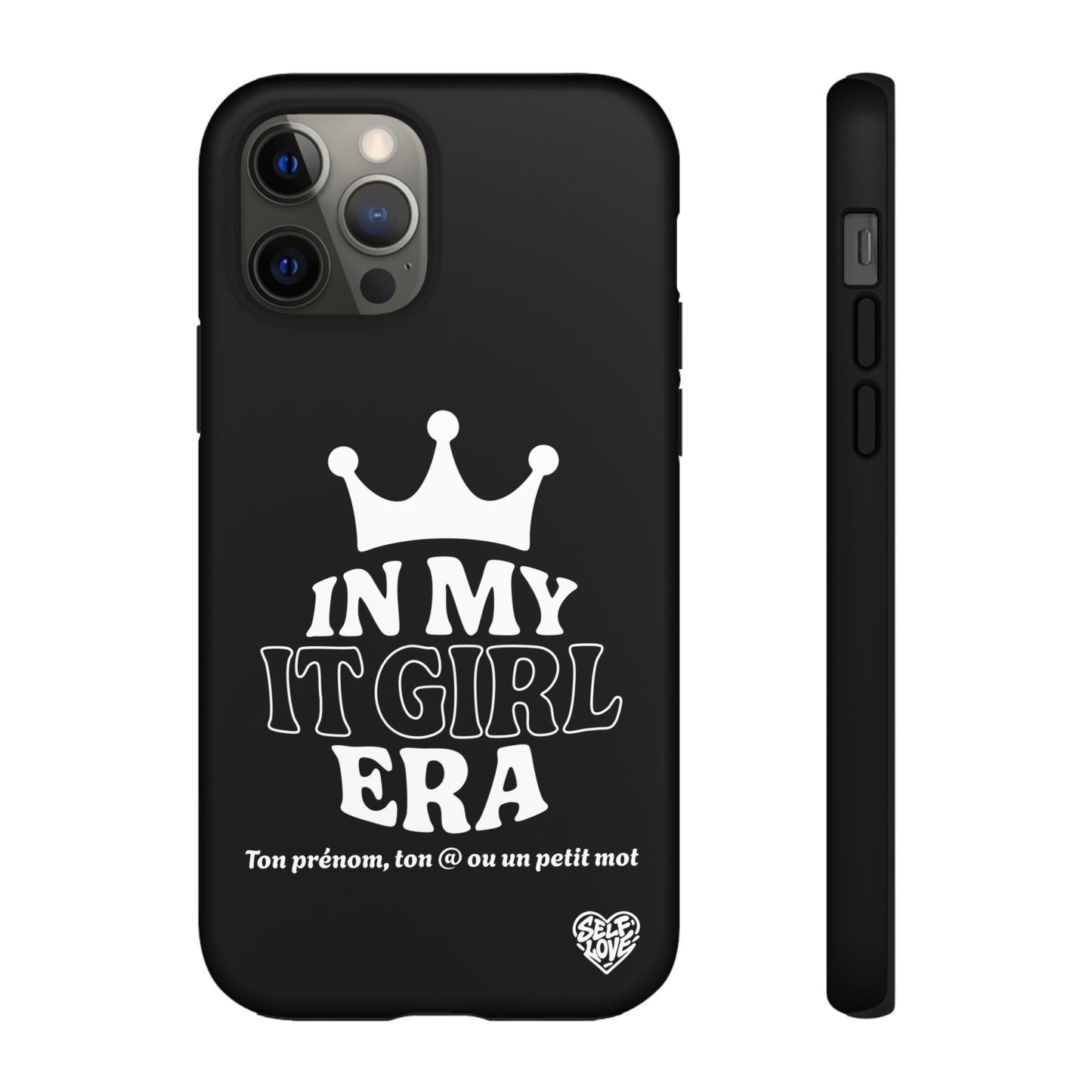In My It Girl Era - Coque iPhone (noir)