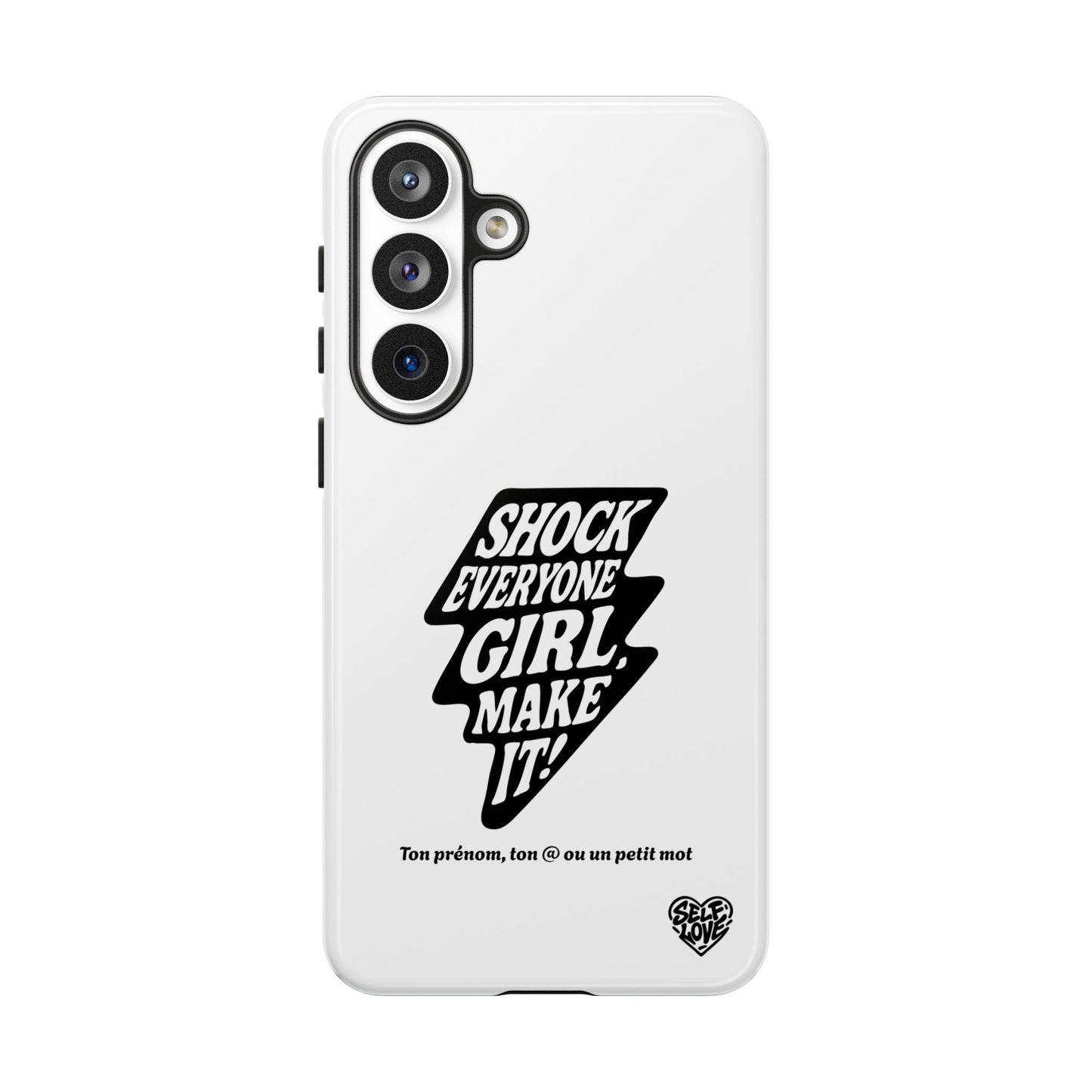 Shock Everyone - Coque Samsung (blanc)