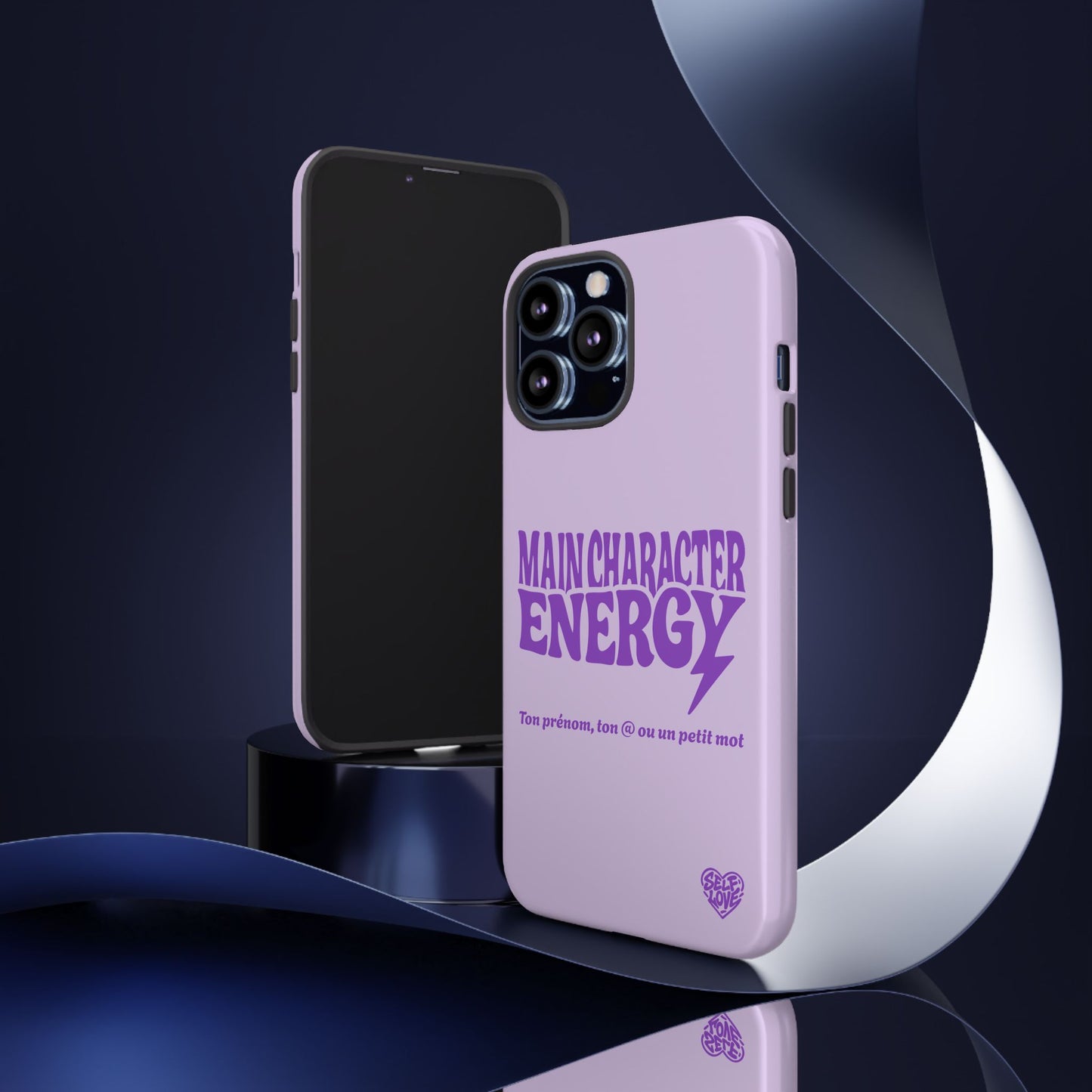 Main Character Energy - Coque iPhone (violet)