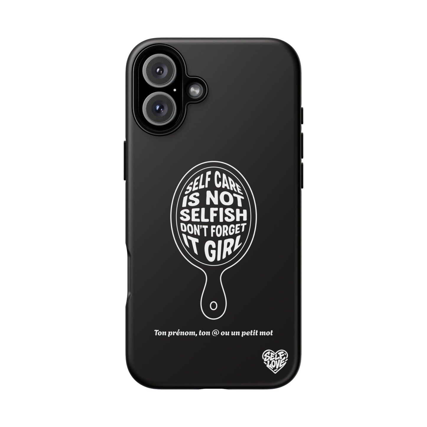 Self Care - Coque iPhone (noir)