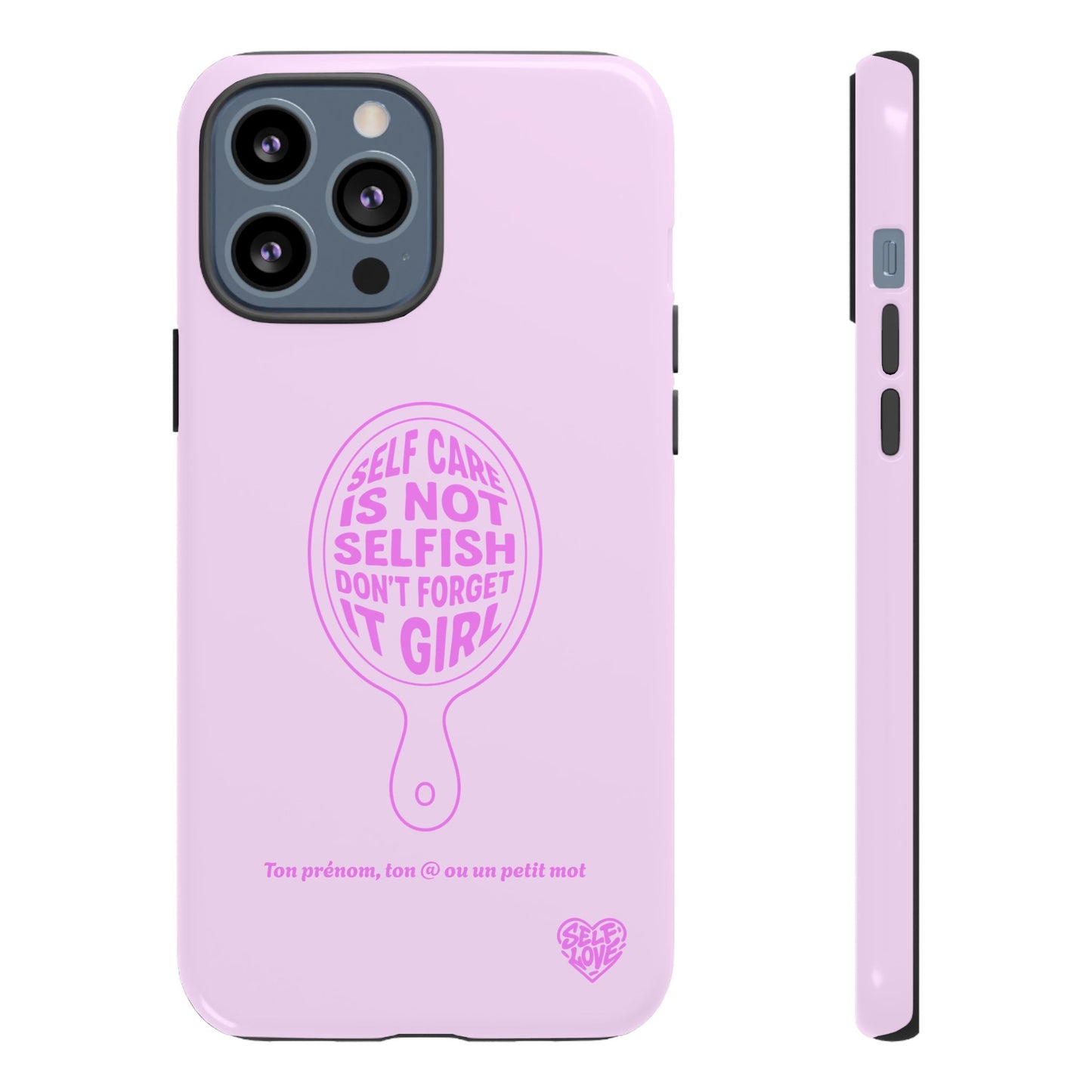 Self Care - Coque iPhone (rose)