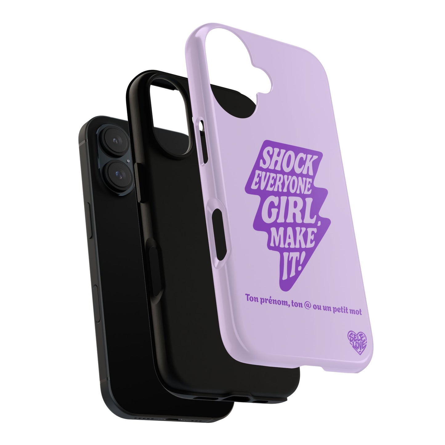 Shock Everyone - Coque iPhone (violet)