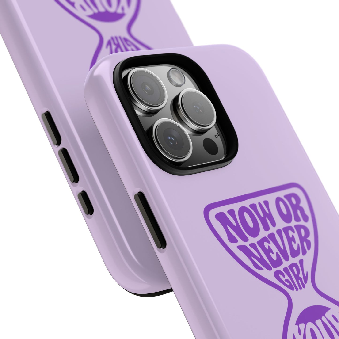 Now Or Never Girl - Coque iPhone (violet)