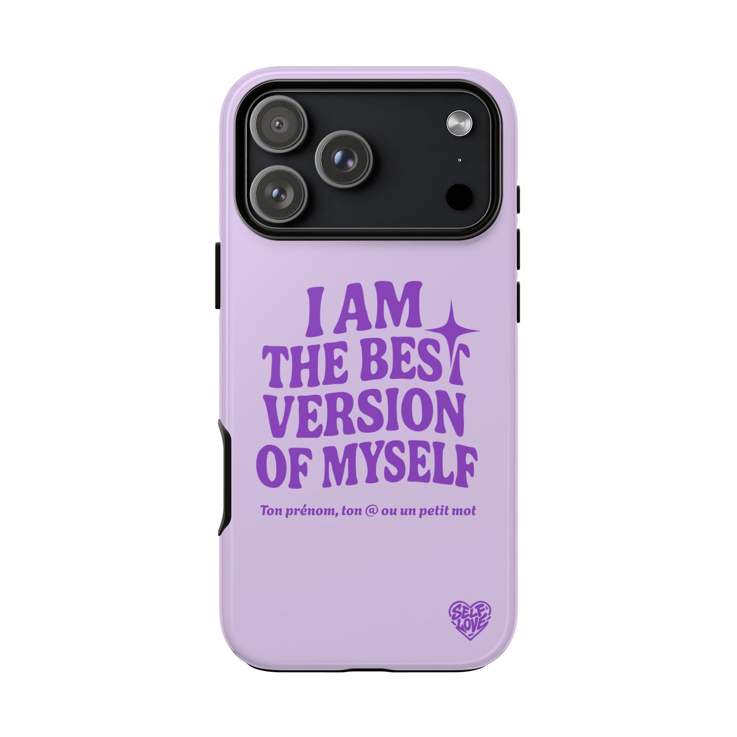 I Am The Best Version Of Myself - Coque iPhone (violet)