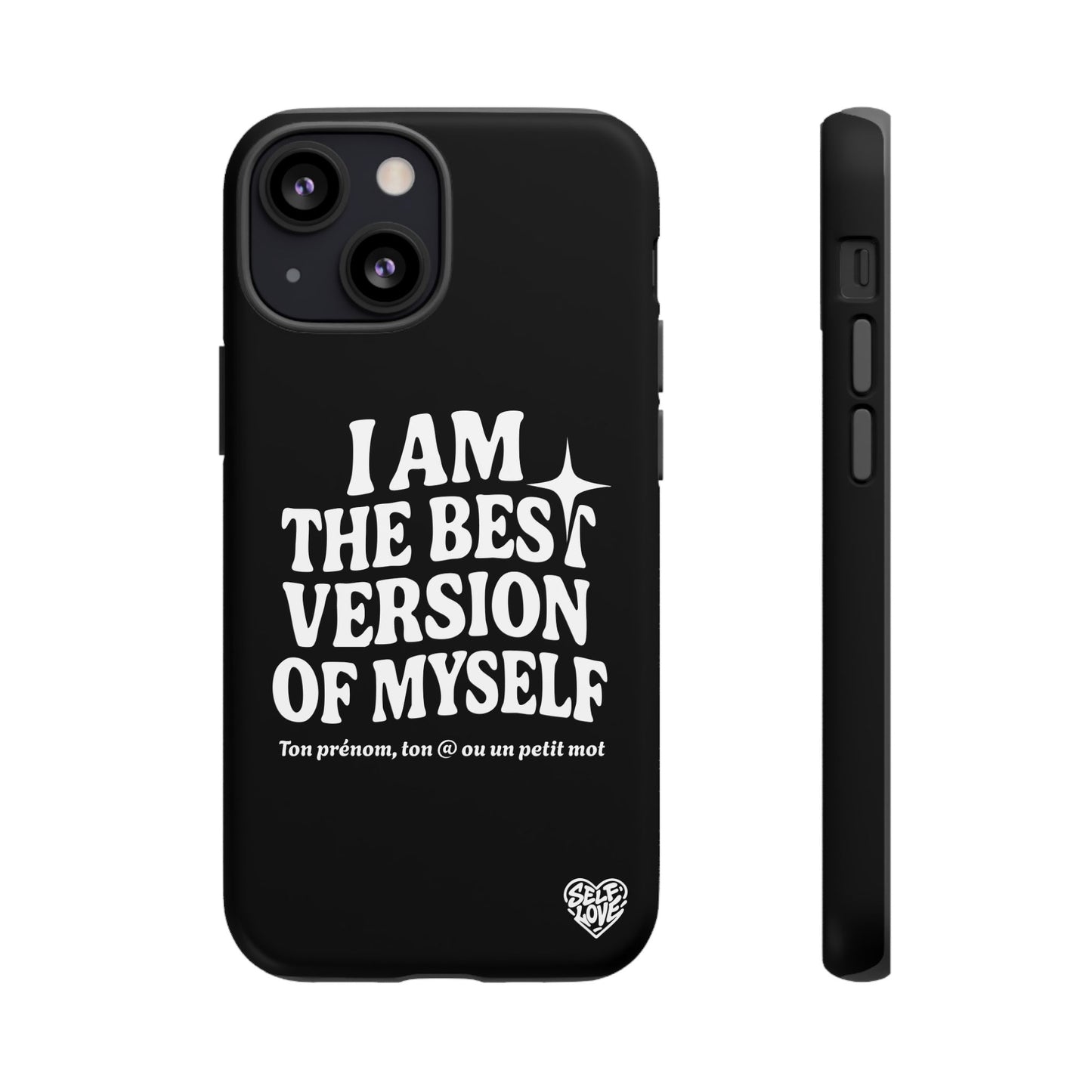 I Am The Best Version Of Myself - Coque iPhone (noir)