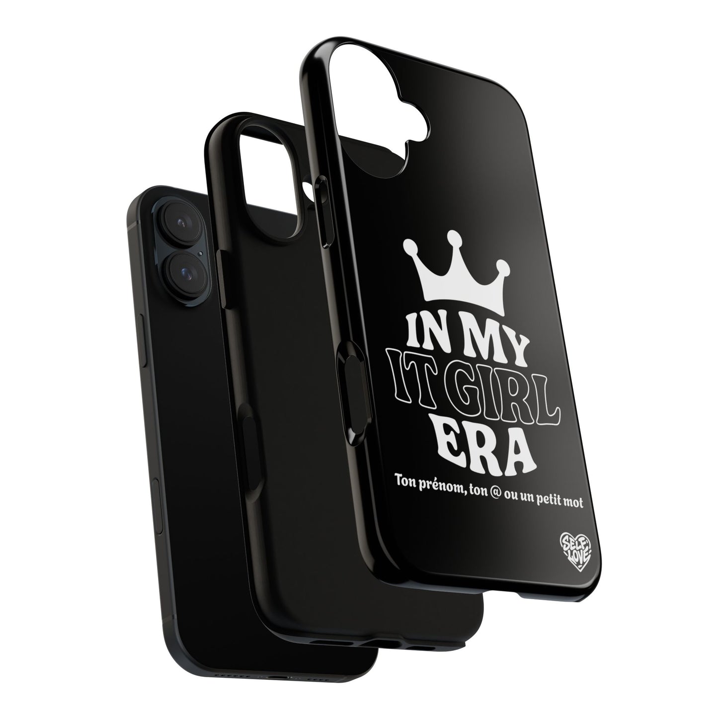 In My It Girl Era - Coque iPhone (noir)
