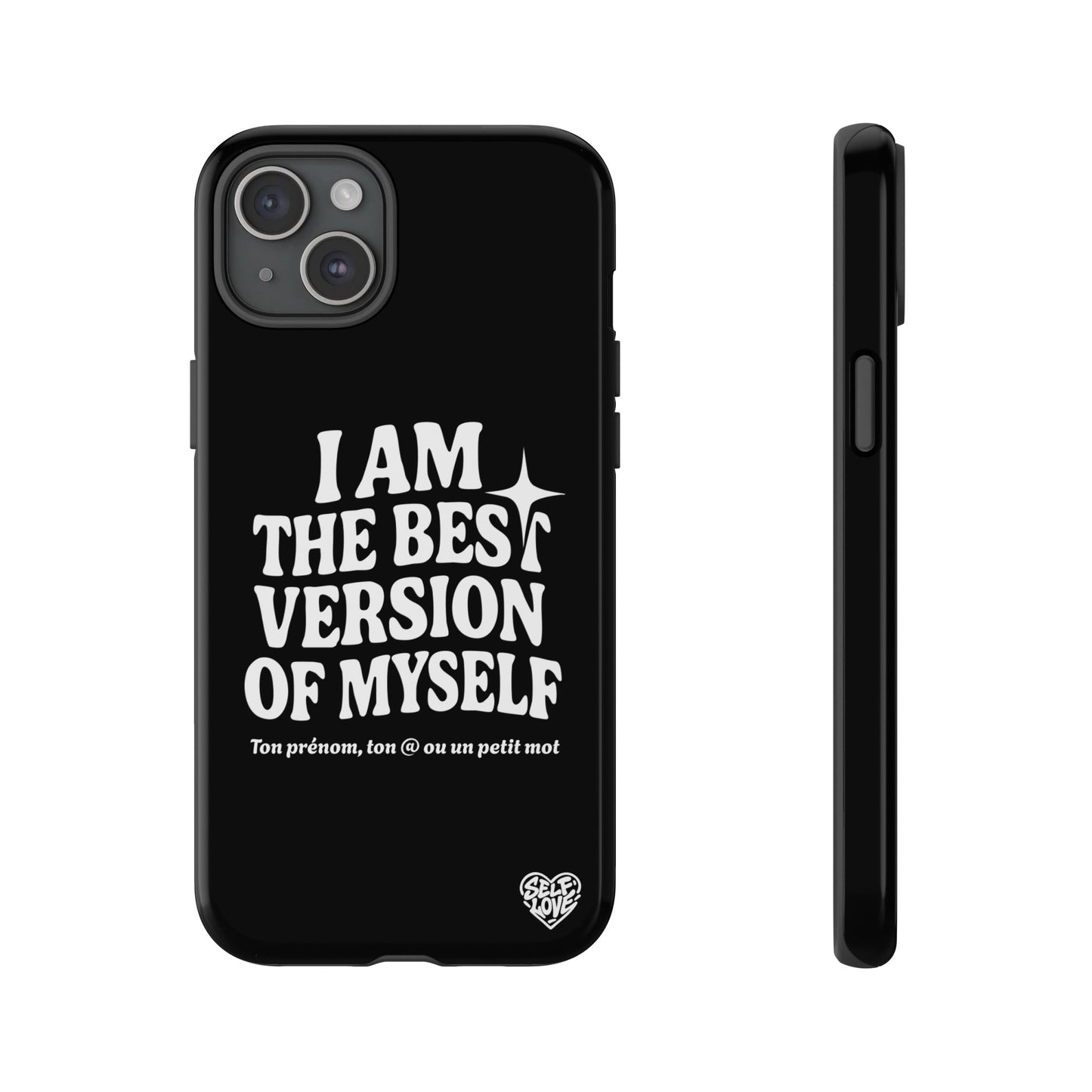 I Am The Best Version Of Myself - Coque iPhone (noir)
