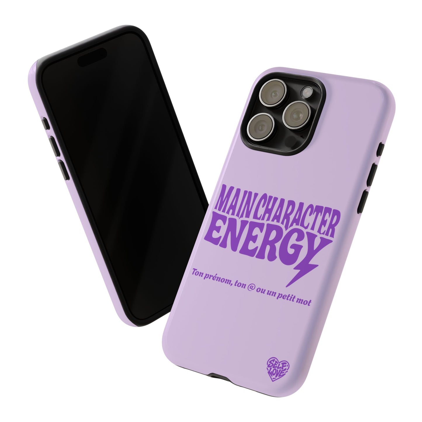 Main Character Energy - Coque iPhone (violet)