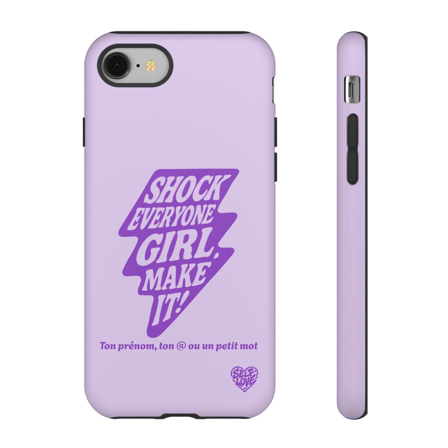 Shock Everyone - Coque iPhone (violet)
