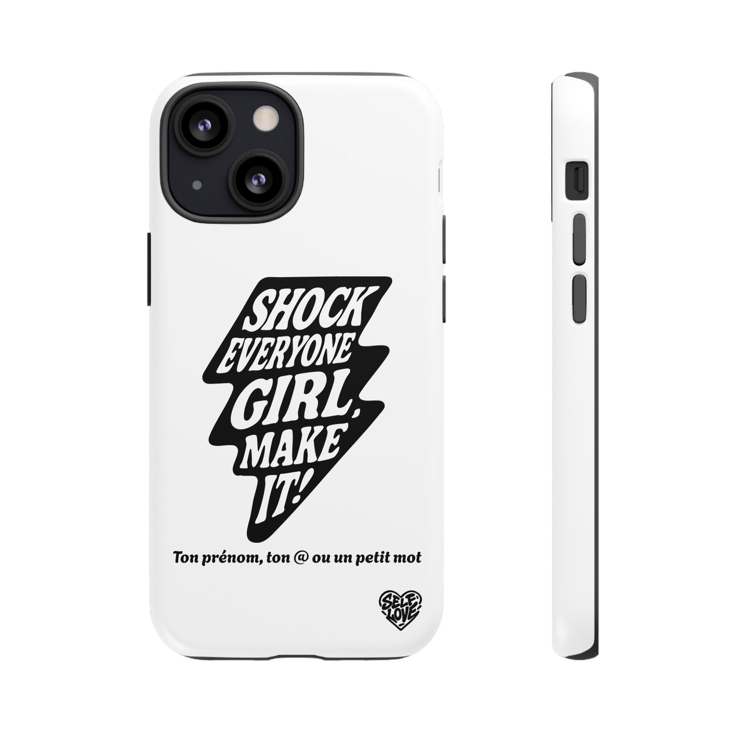 Shock Everyone - Coque iPhone (blanc)