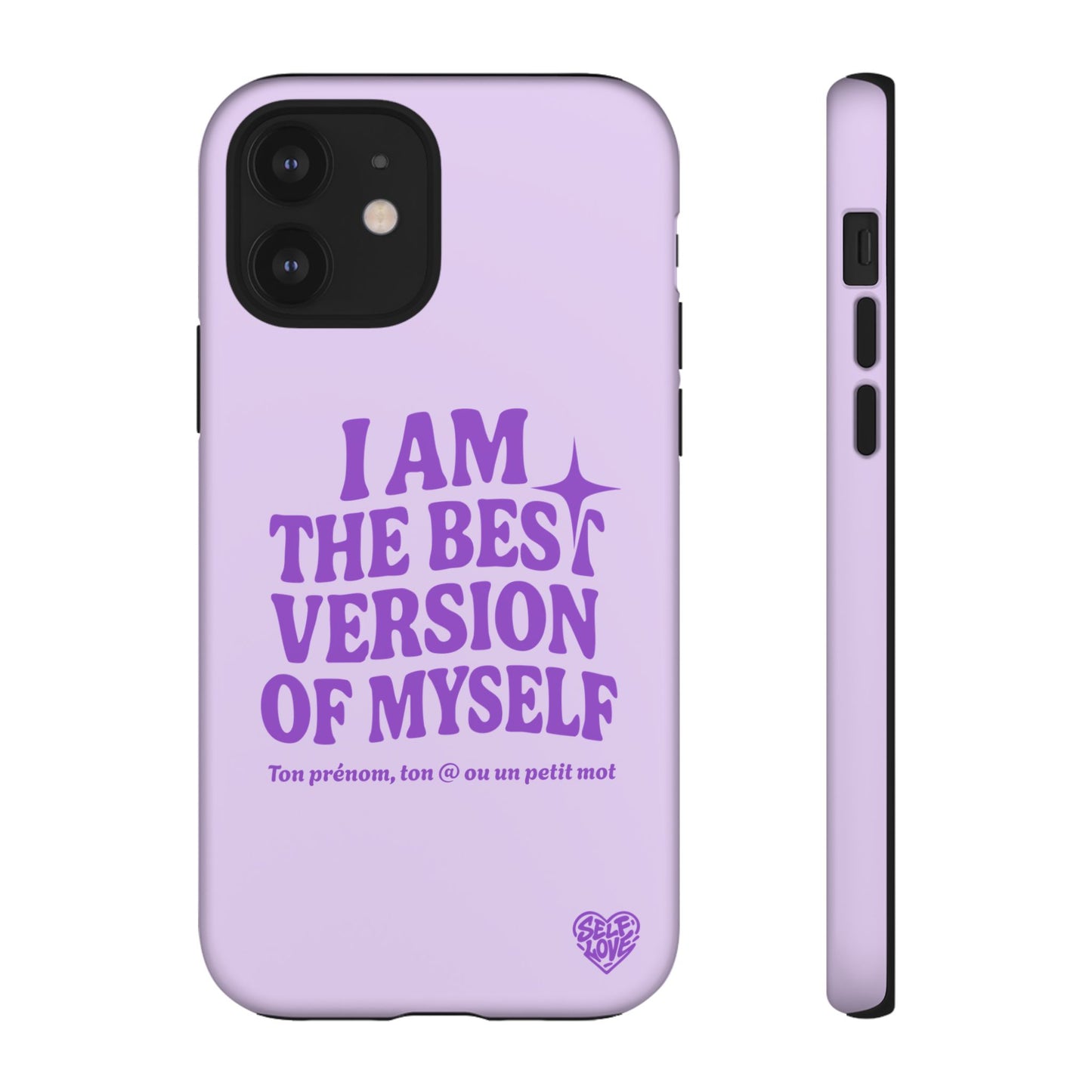I Am The Best Version Of Myself - Coque iPhone (violet)