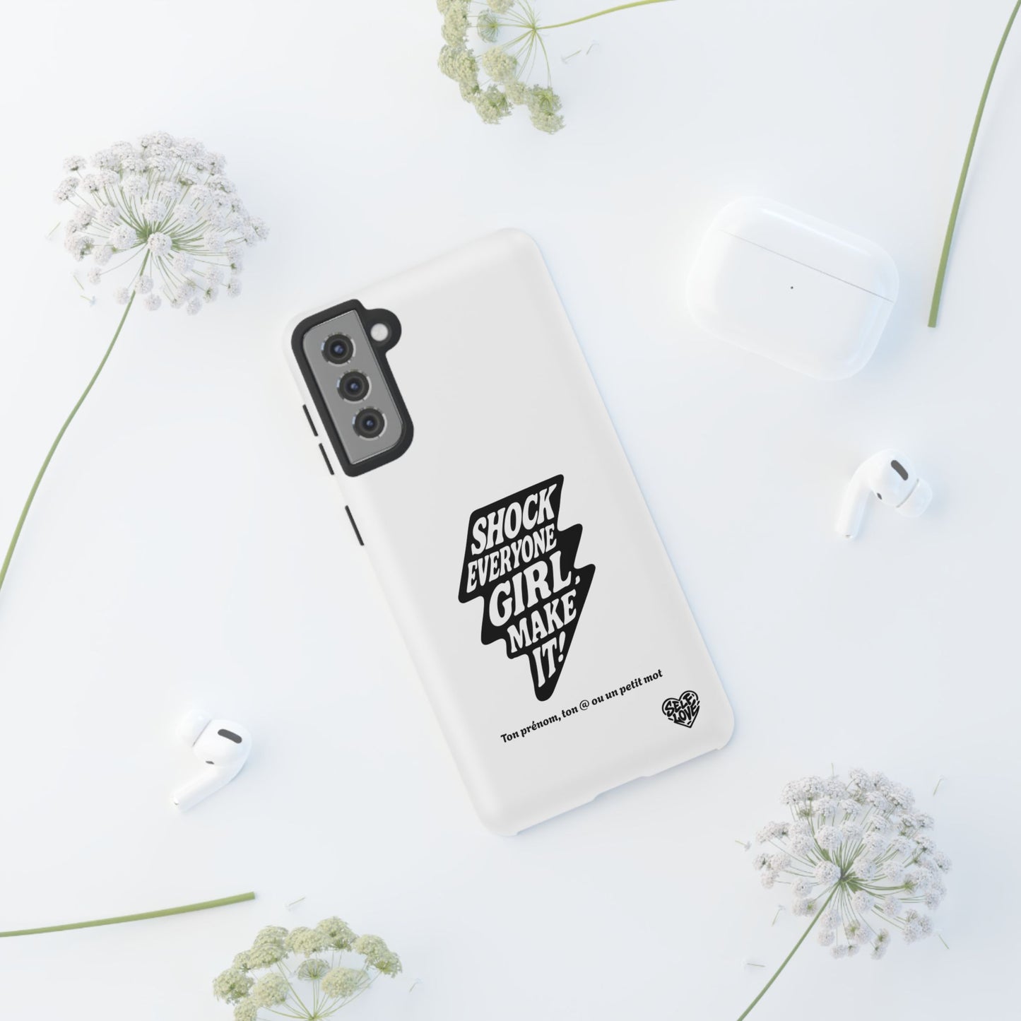 Shock Everyone - Coque Samsung (blanc)