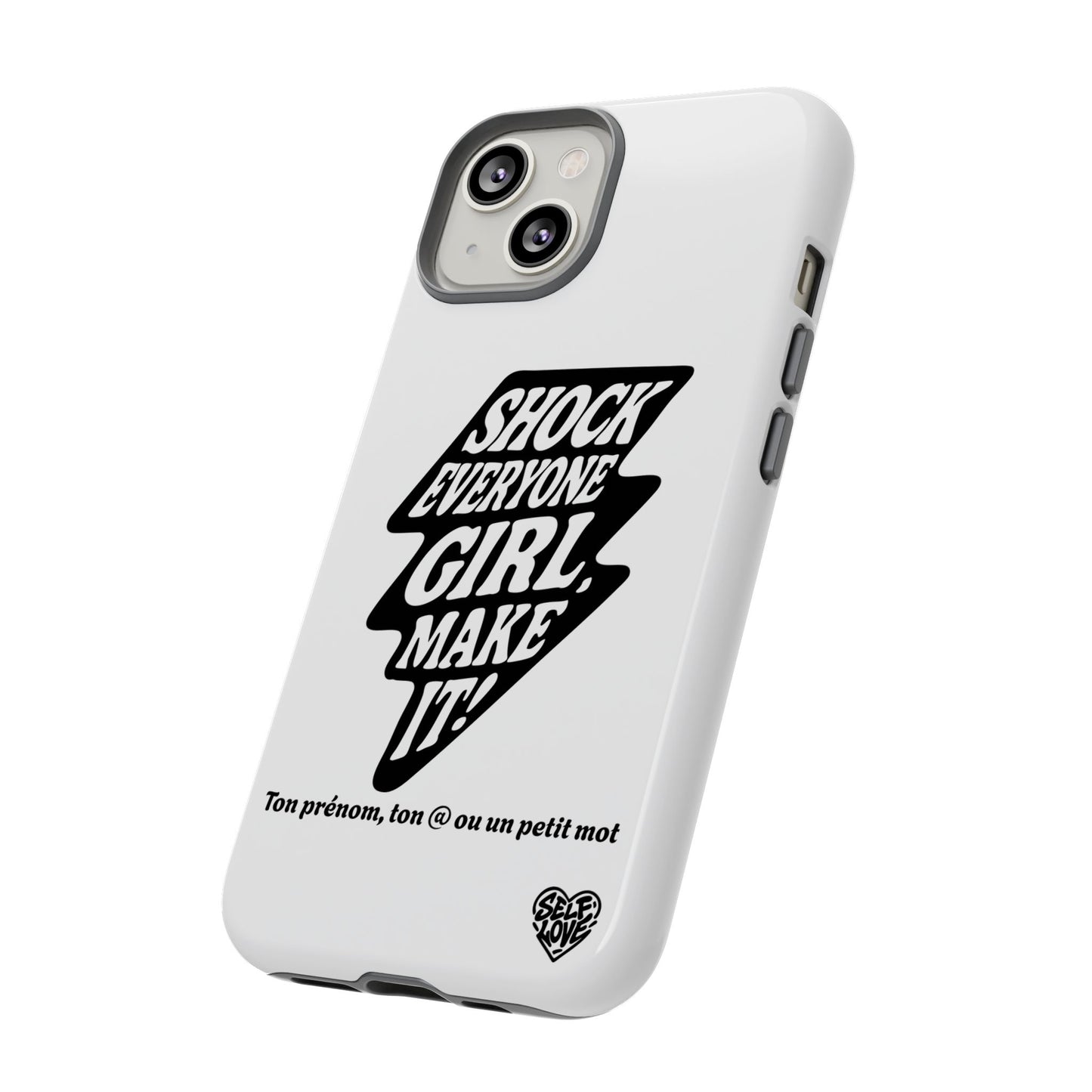 Shock Everyone - Coque iPhone (blanc)