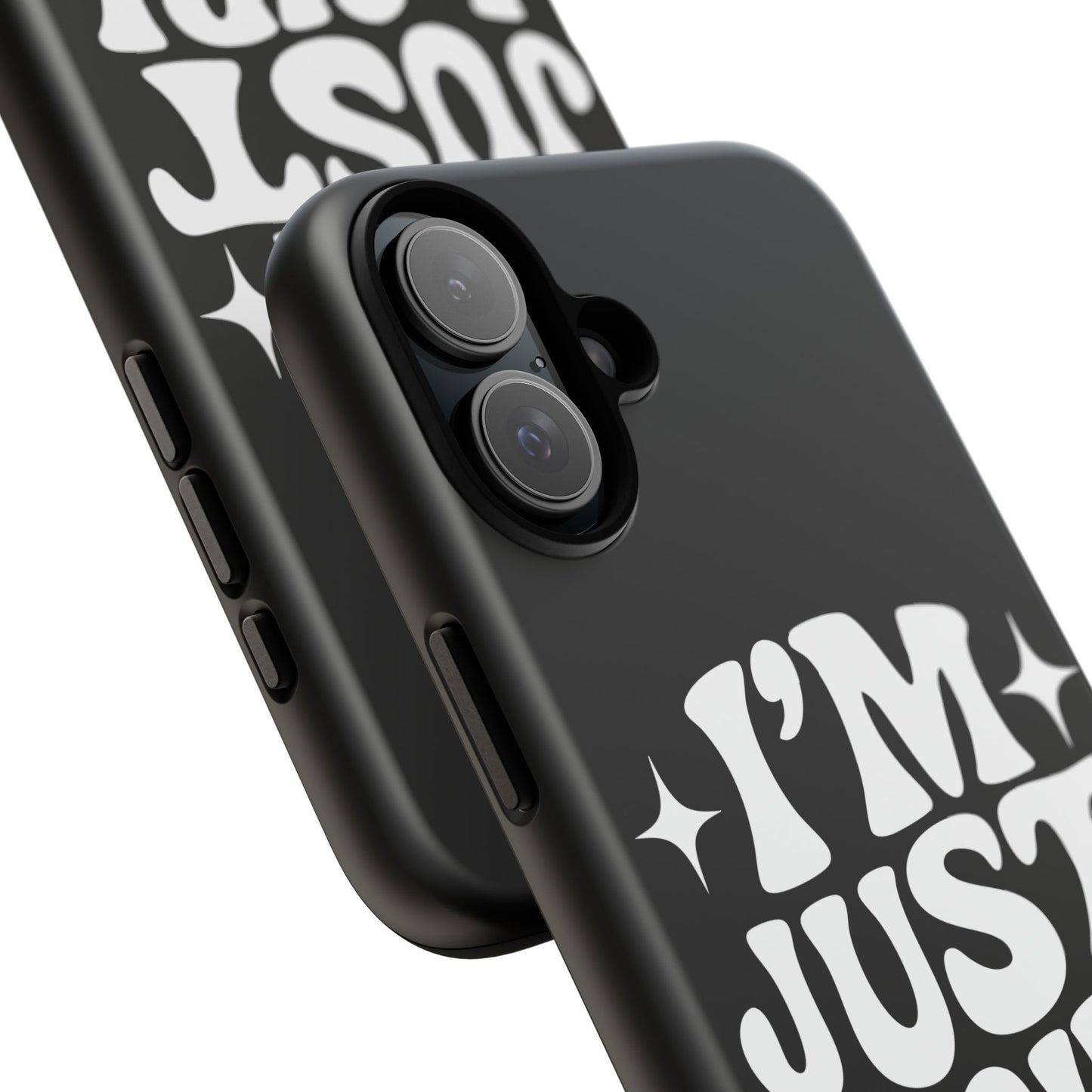 Im Just A Girl - Coque iPhone (noir)