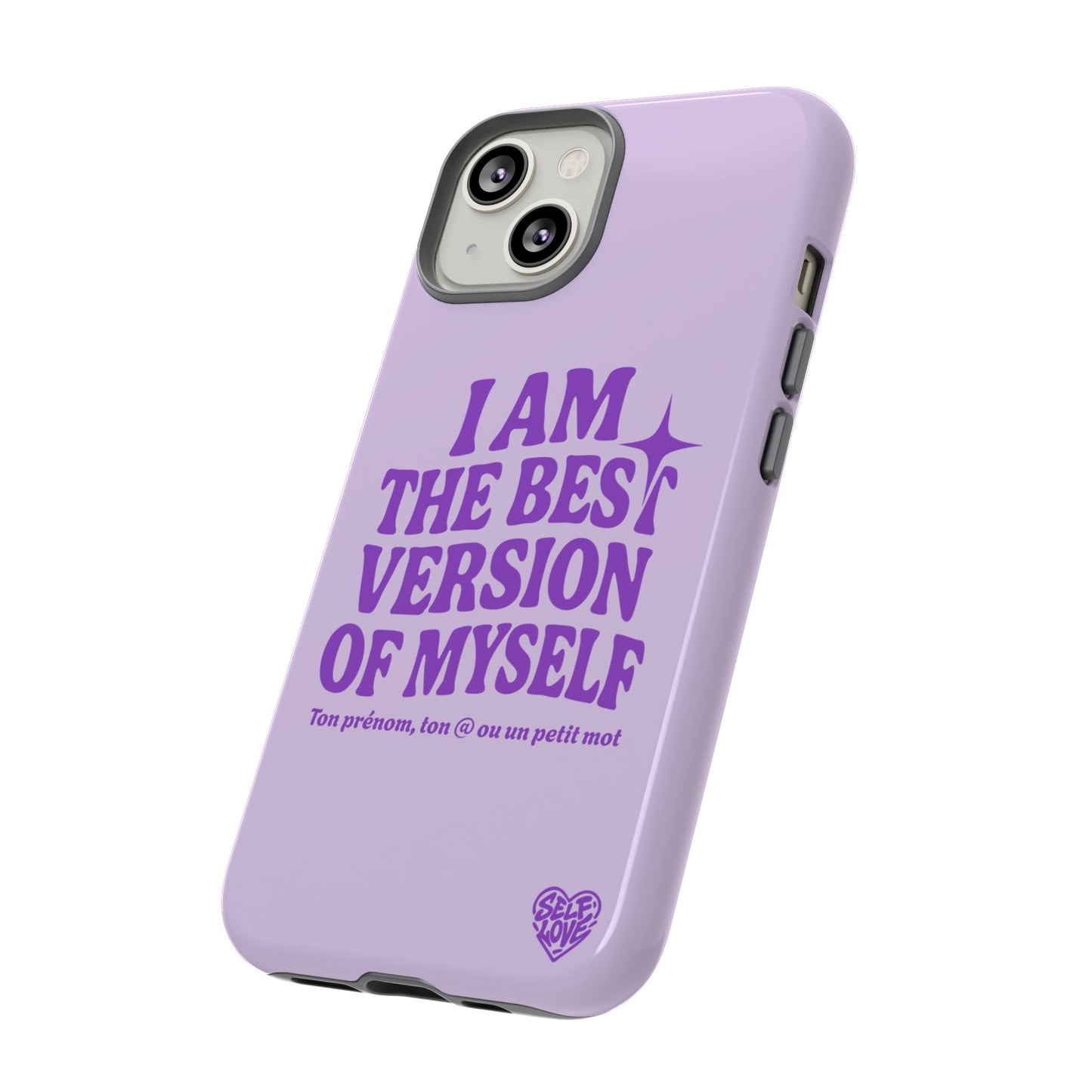 I Am The Best Version Of Myself - Coque iPhone (violet)