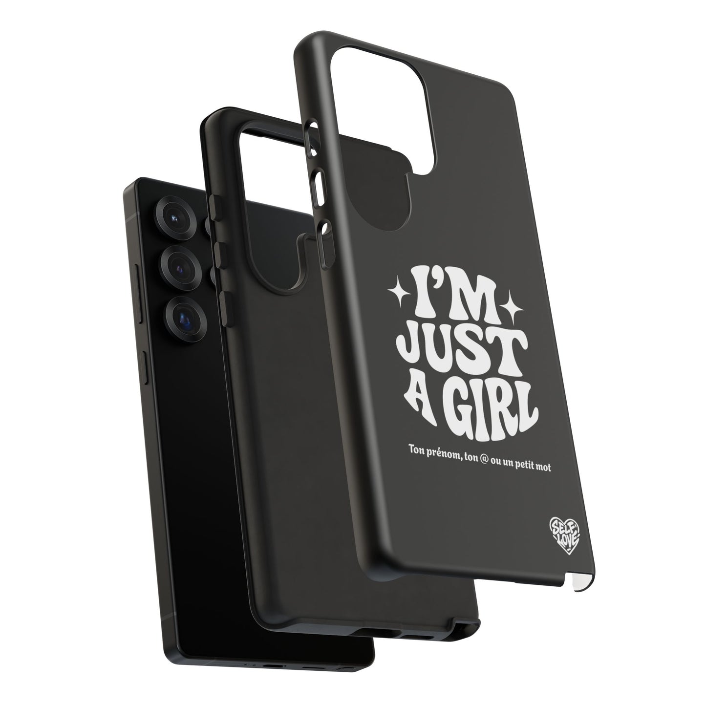 Im Just A Girl - Coque Samsung (noir)