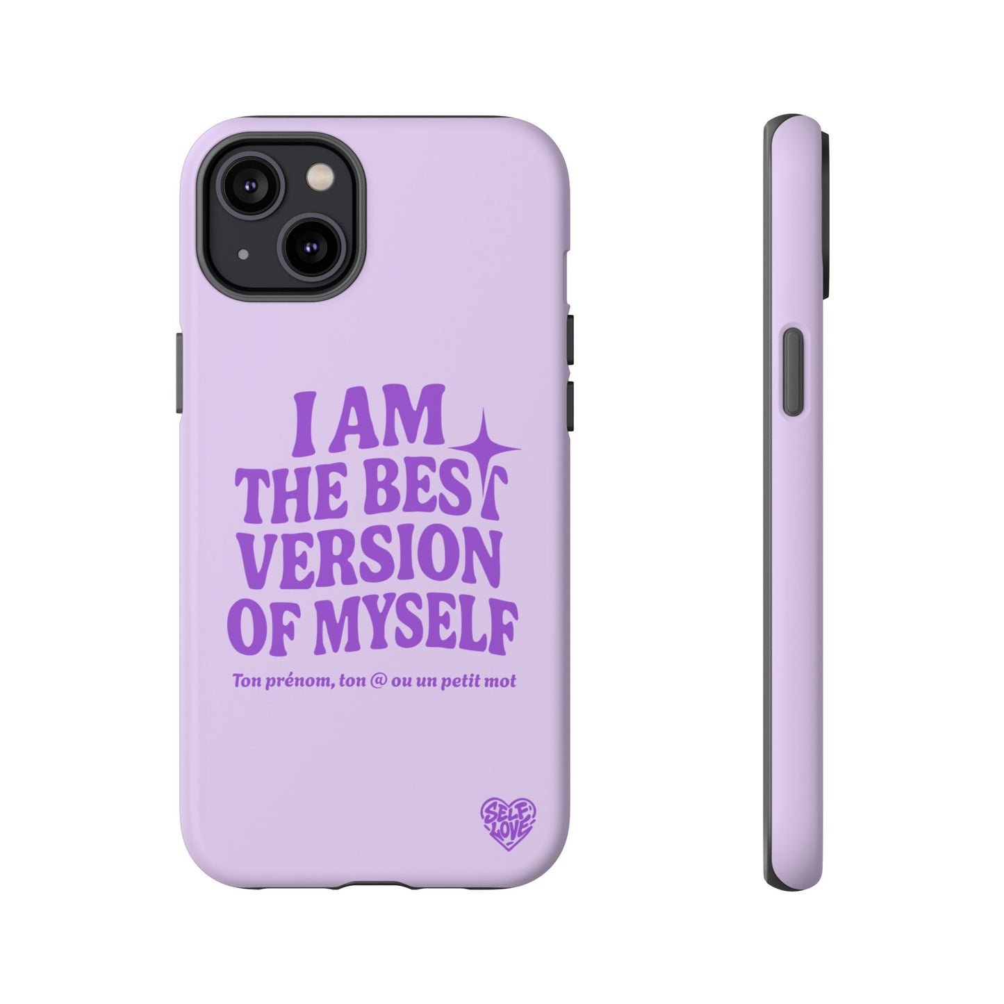 I Am The Best Version Of Myself - Coque iPhone (violet)