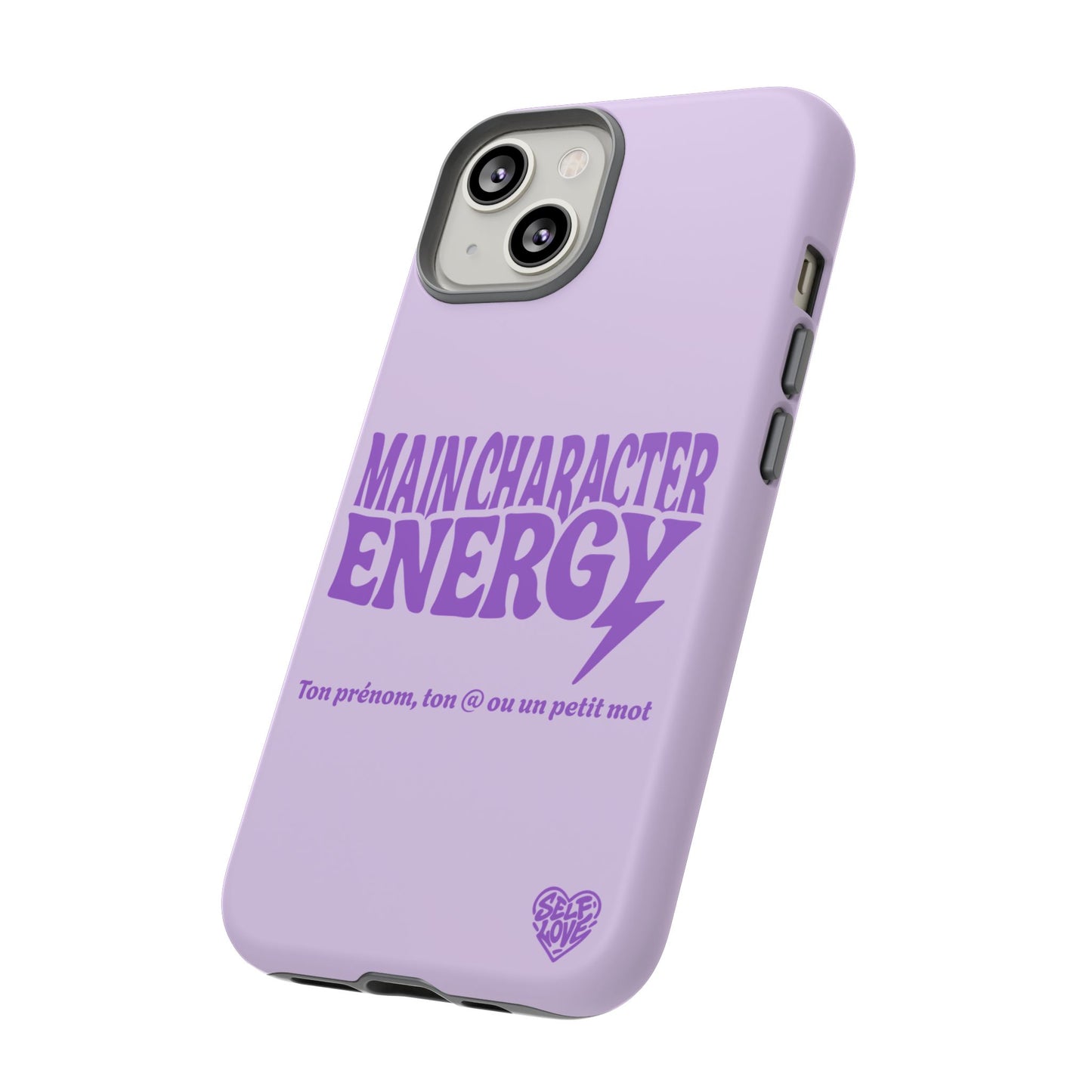 Main Character Energy - Coque iPhone (violet)