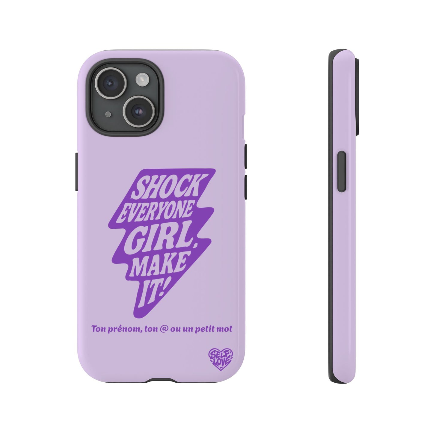 Shock Everyone - Coque iPhone (violet)