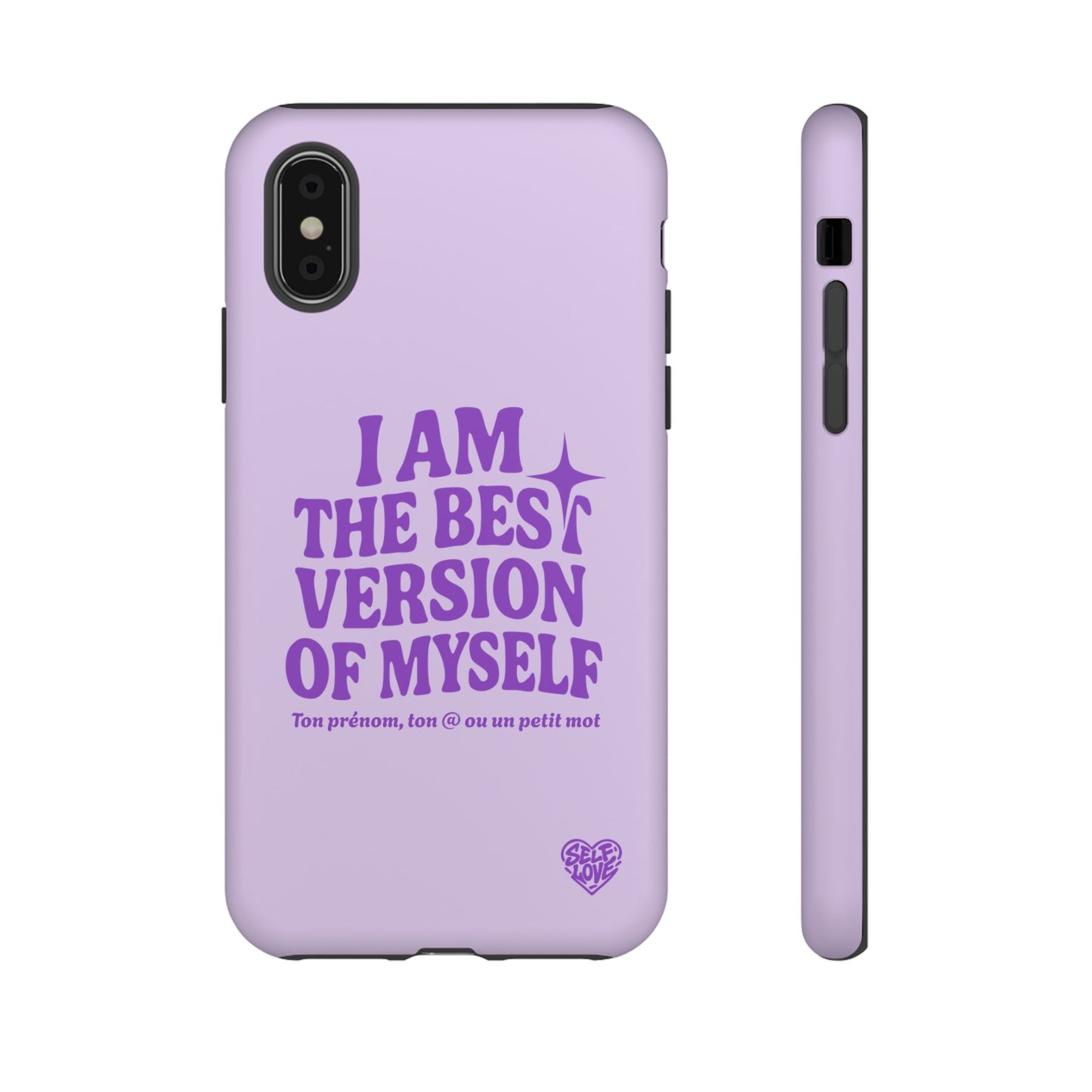 I Am The Best Version Of Myself - Coque iPhone (violet)