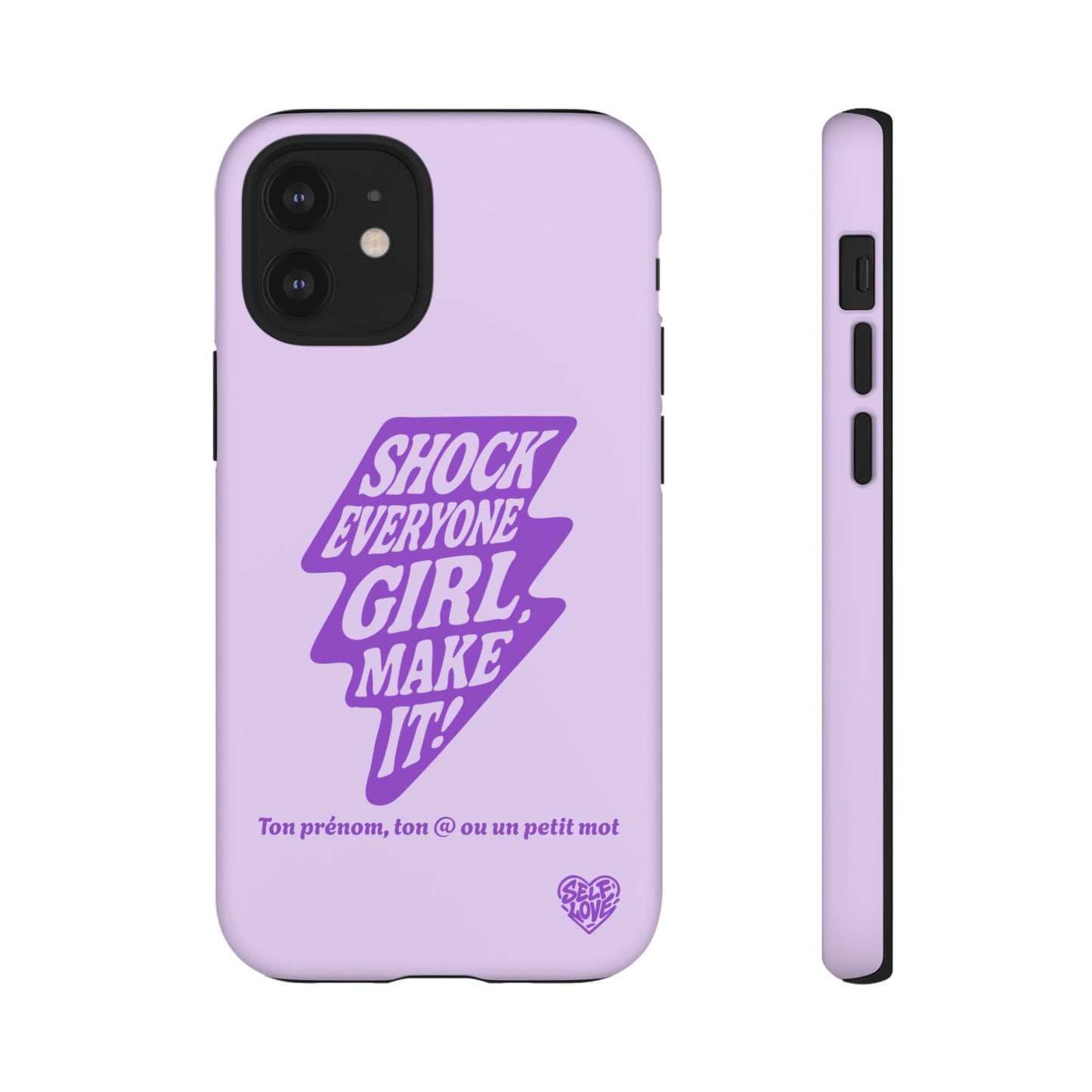 Shock Everyone - Coque iPhone (violet)