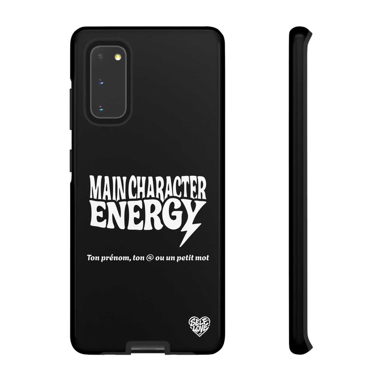 Main Character Energy - Coque Samsung (noir)