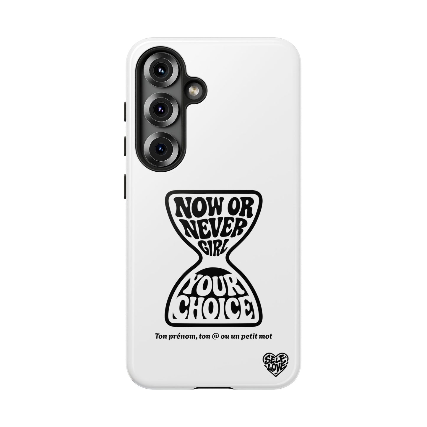 Now Or Never Girl - Coque Samsung (blanc)