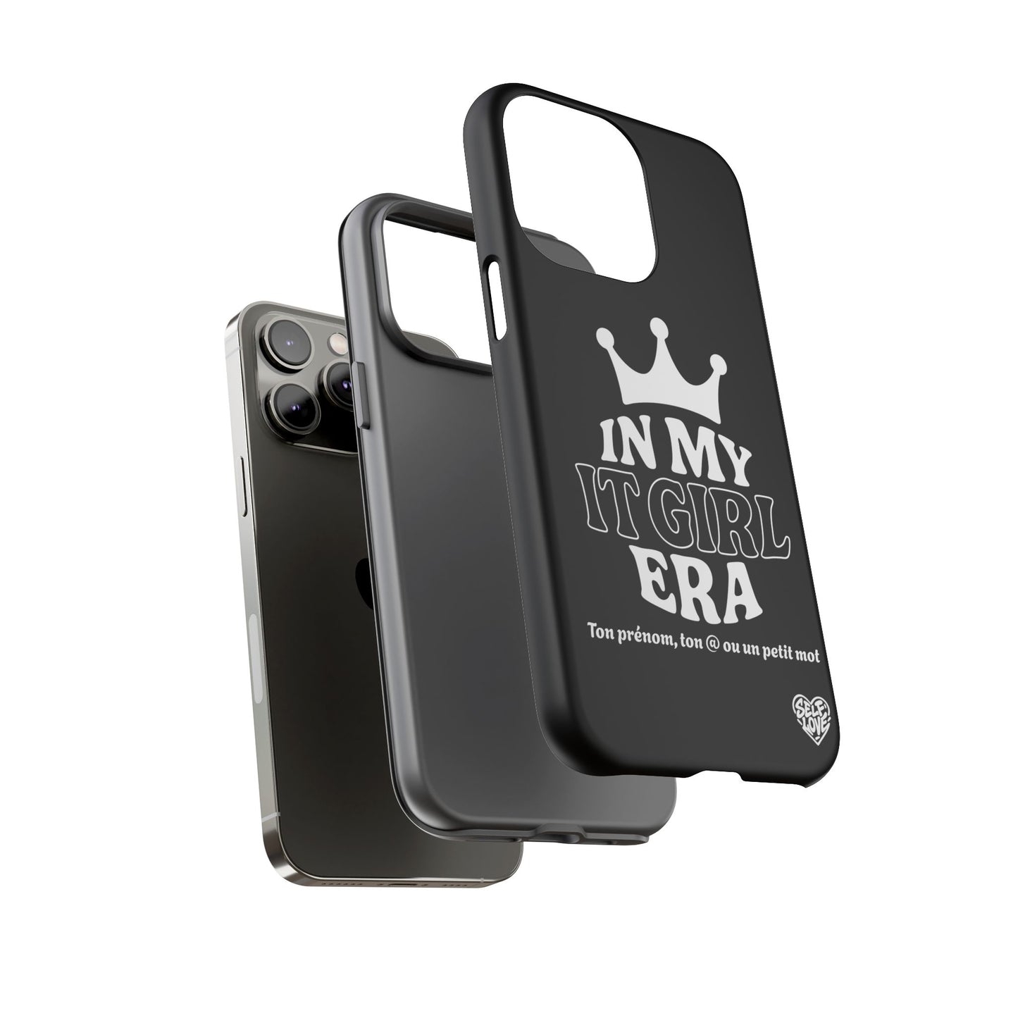 In My It Girl Era - Coque iPhone (noir)